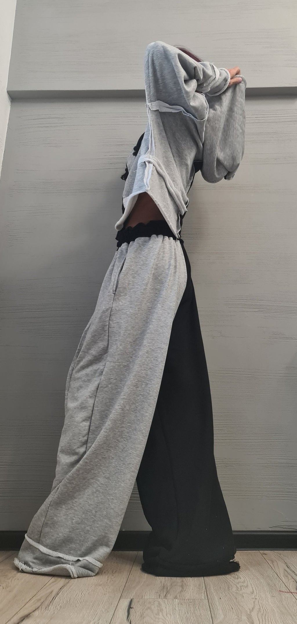 New collectionTwo Color Set, Extravagant Outwear Women Set, Extravagant Cotton Set, Pants and sweatshirt with a hood