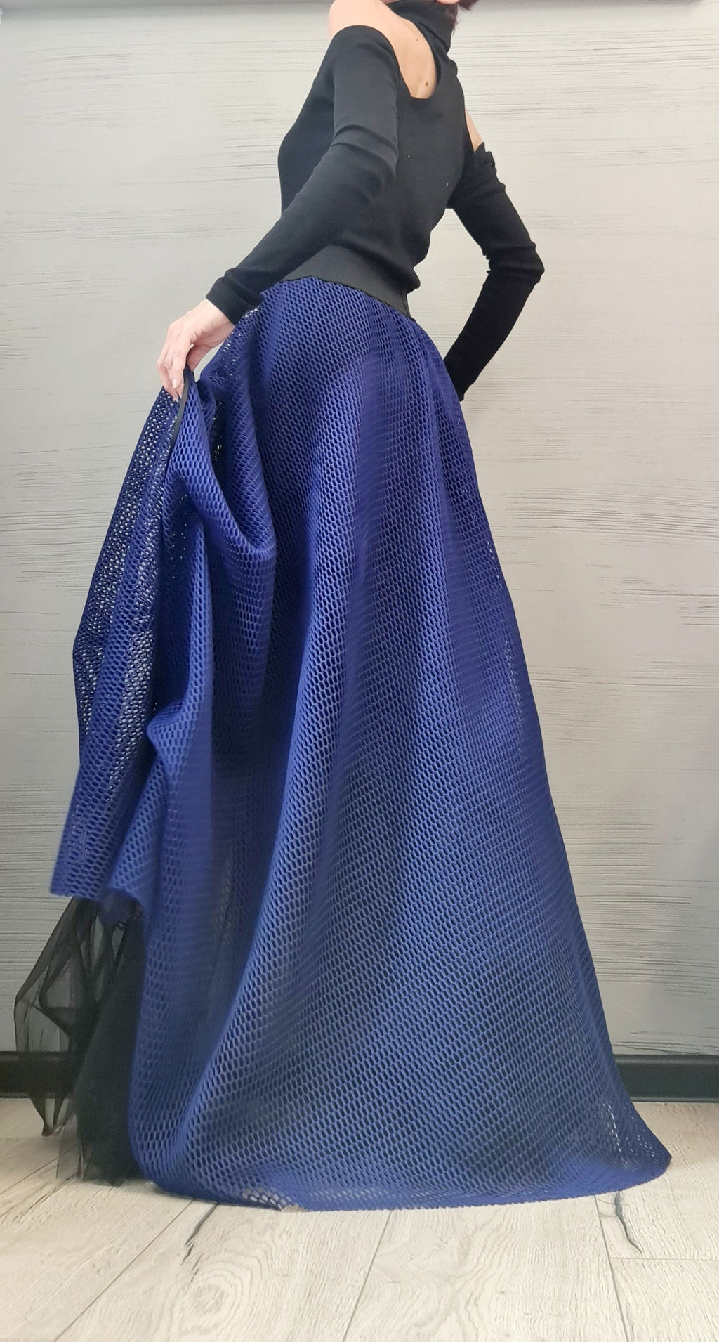 Long Short Skirt , Tulle Long Skirt, Bridal Skirt, Tutu Skirt, Ball Skirt, Cocktail Skirt, Gothic Skirt, Circle Skirt, Wedding  Skirt