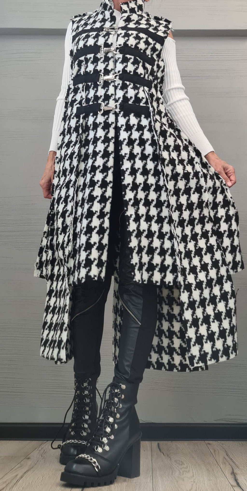 New collection Wool vest Gothic Vest, Asymmetric Vest, Sleeveless Vest, Long Short Vest, Extravagant Vest, Maxi Vest, Designer Vest