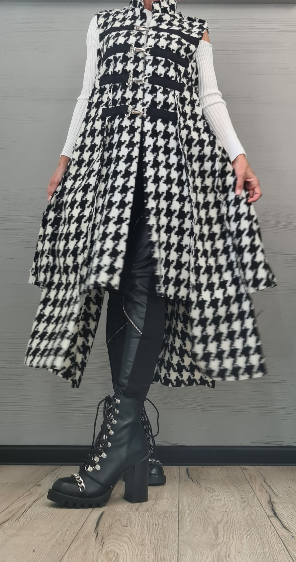 New collection Wool vest Gothic Vest, Asymmetric Vest, Sleeveless Vest, Long Short Vest, Extravagant Vest, Maxi Vest, Designer Vest