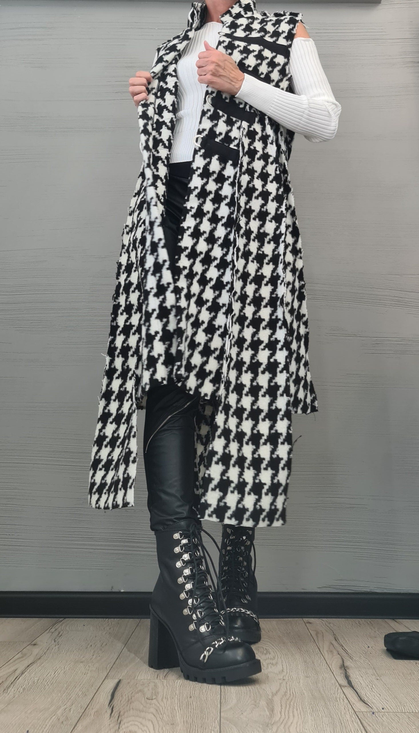 New collection Wool vest Gothic Vest, Asymmetric Vest, Sleeveless Vest, Long Short Vest, Extravagant Vest, Maxi Vest, Designer Vest