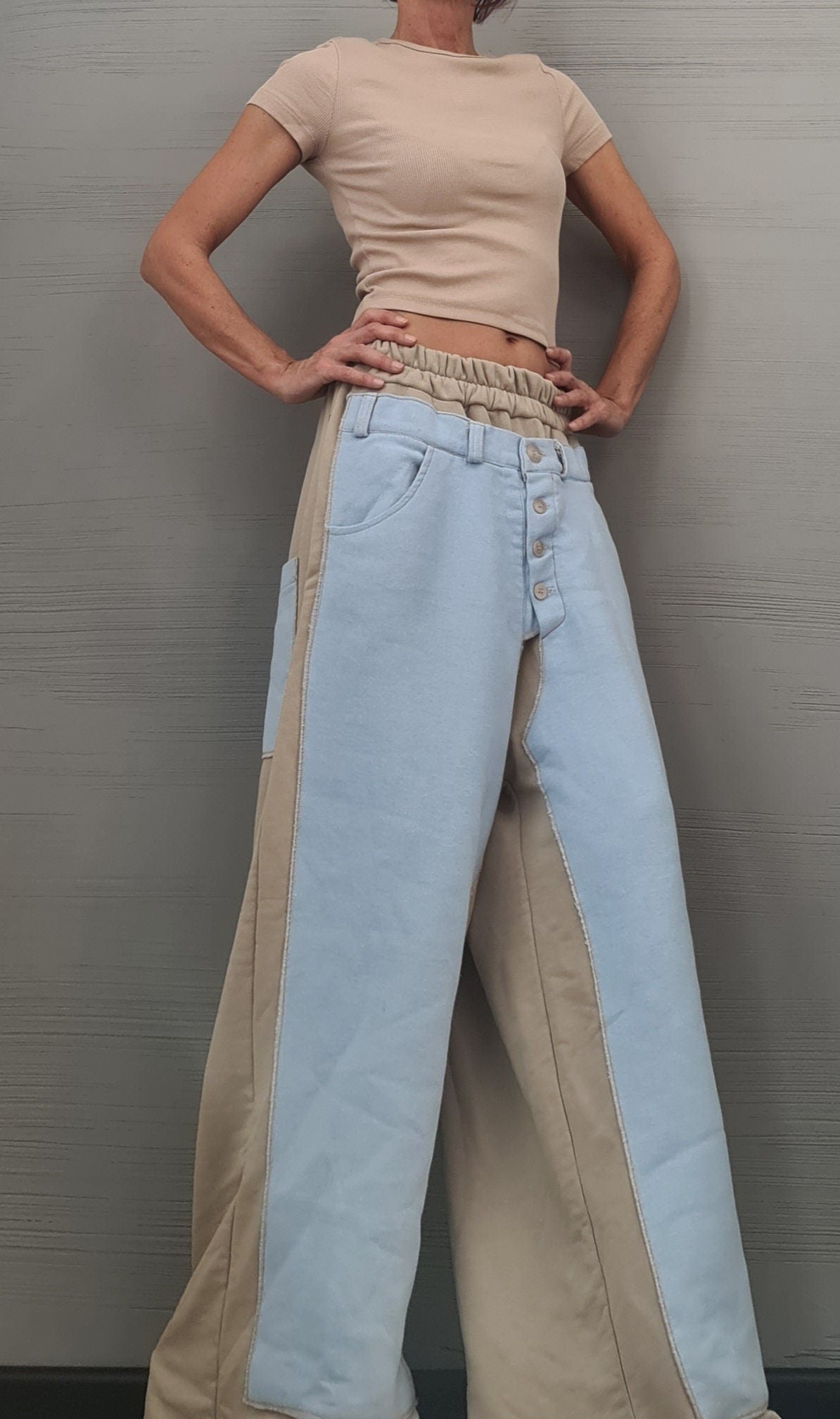 New collection Avant Garde Loose Pants, Harem Pants Women, Extravagant Cotton Pants, Drop Crotch Pants, Loose Trousers