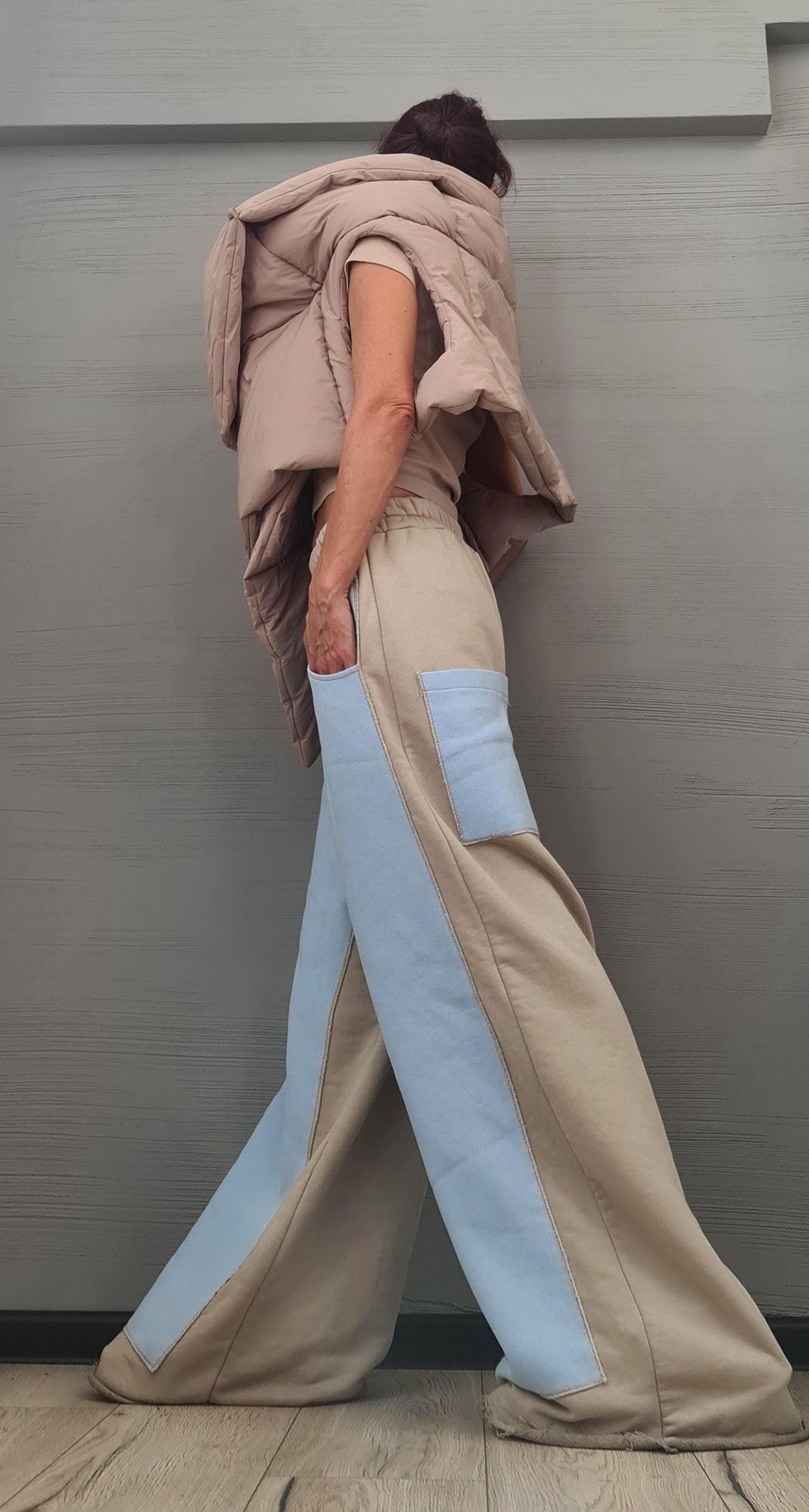 New collection Avant Garde Loose Pants, Harem Pants Women, Extravagant Cotton Pants, Drop Crotch Pants, Loose Trousers