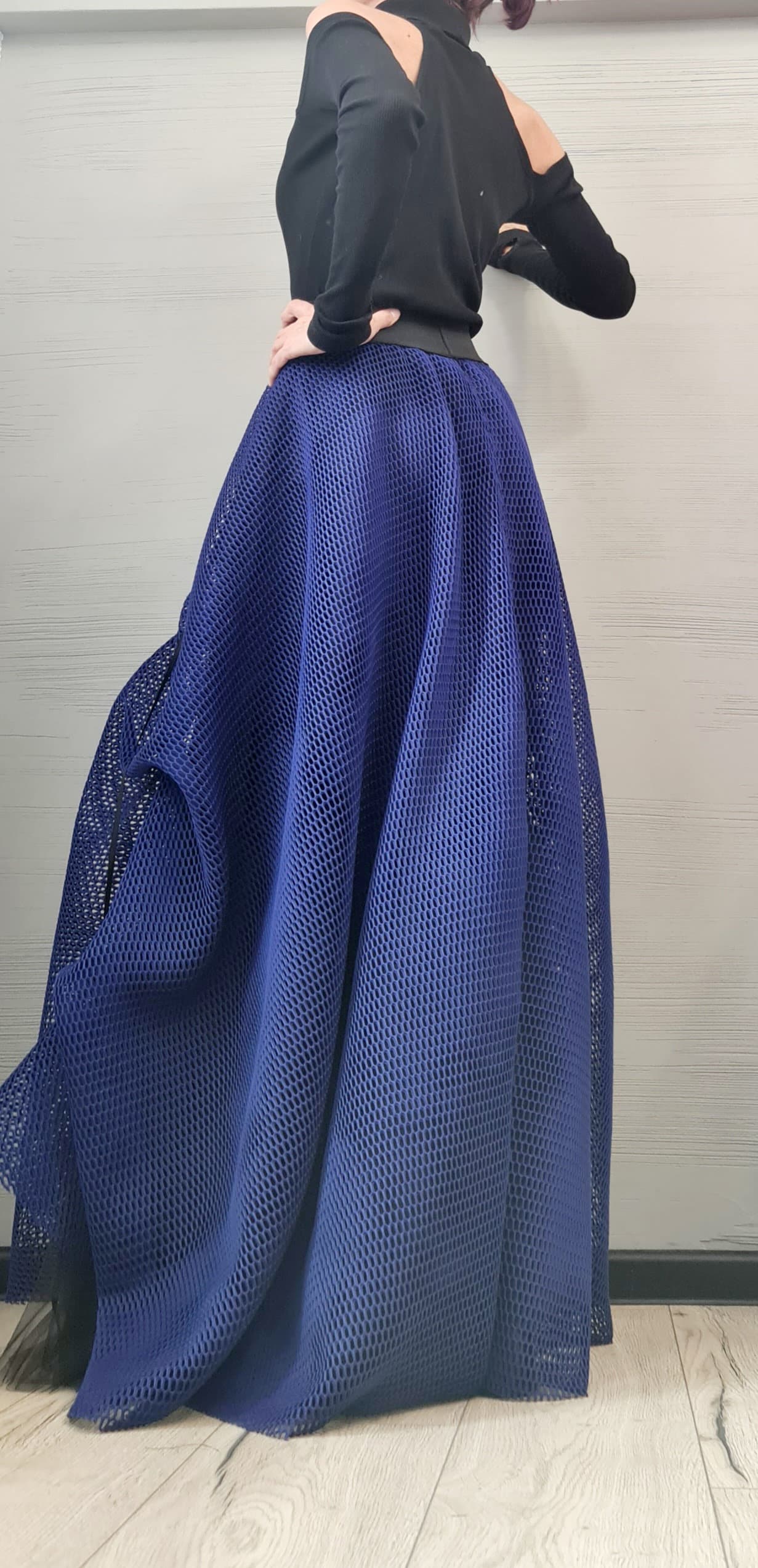 Long Short Skirt , Tulle Long Skirt, Bridal Skirt, Tutu Skirt, Ball Skirt, Cocktail Skirt, Gothic Skirt, Circle Skirt, Wedding  Skirt