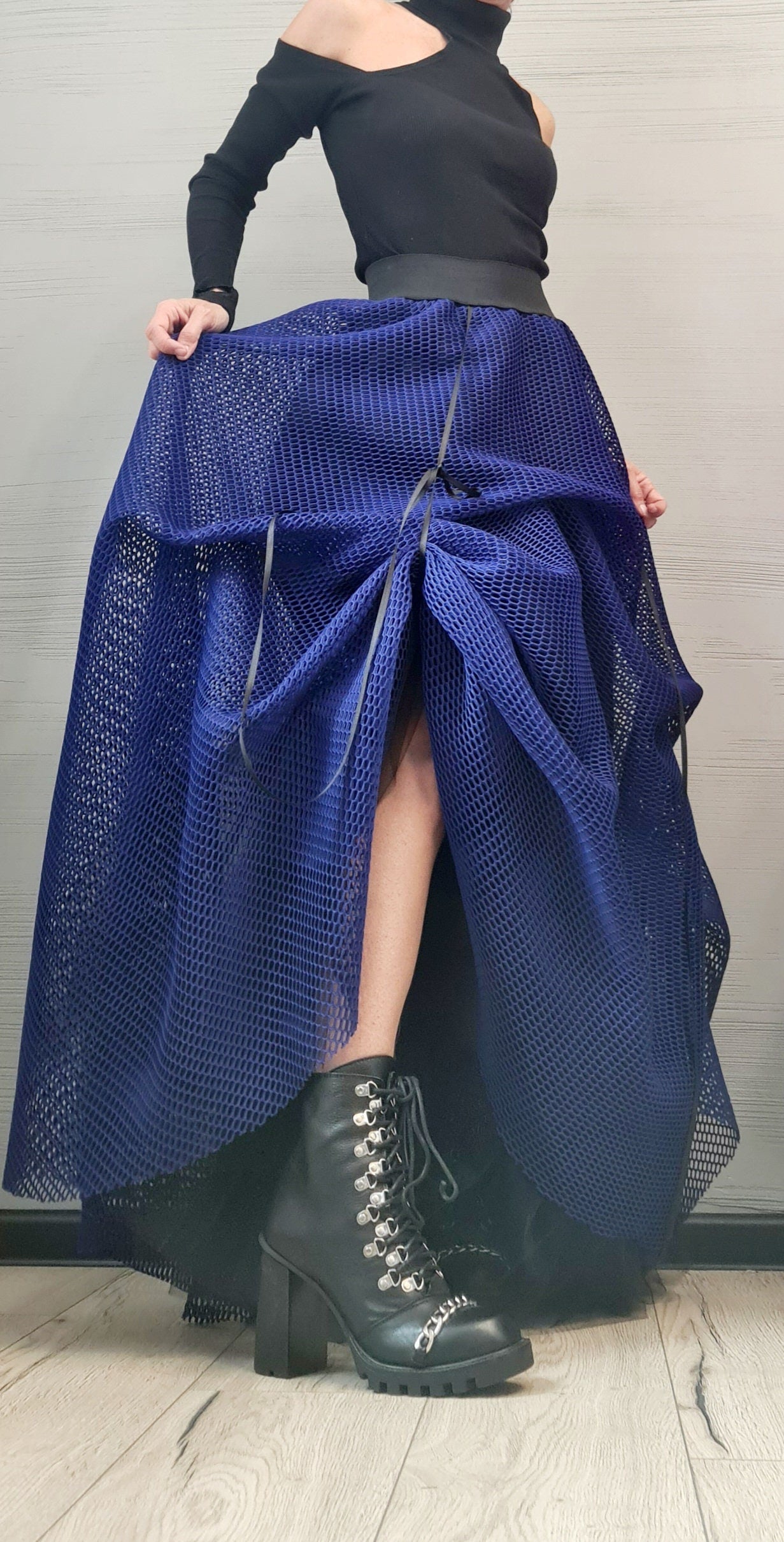 Long Short Skirt , Tulle Long Skirt, Bridal Skirt, Tutu Skirt, Ball Skirt, Cocktail Skirt, Gothic Skirt, Circle Skirt, Wedding  Skirt