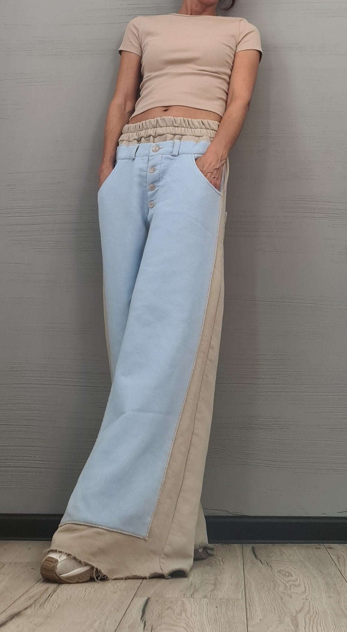 New collection Avant Garde Loose Pants, Harem Pants Women, Extravagant Cotton Pants, Drop Crotch Pants, Loose Trousers