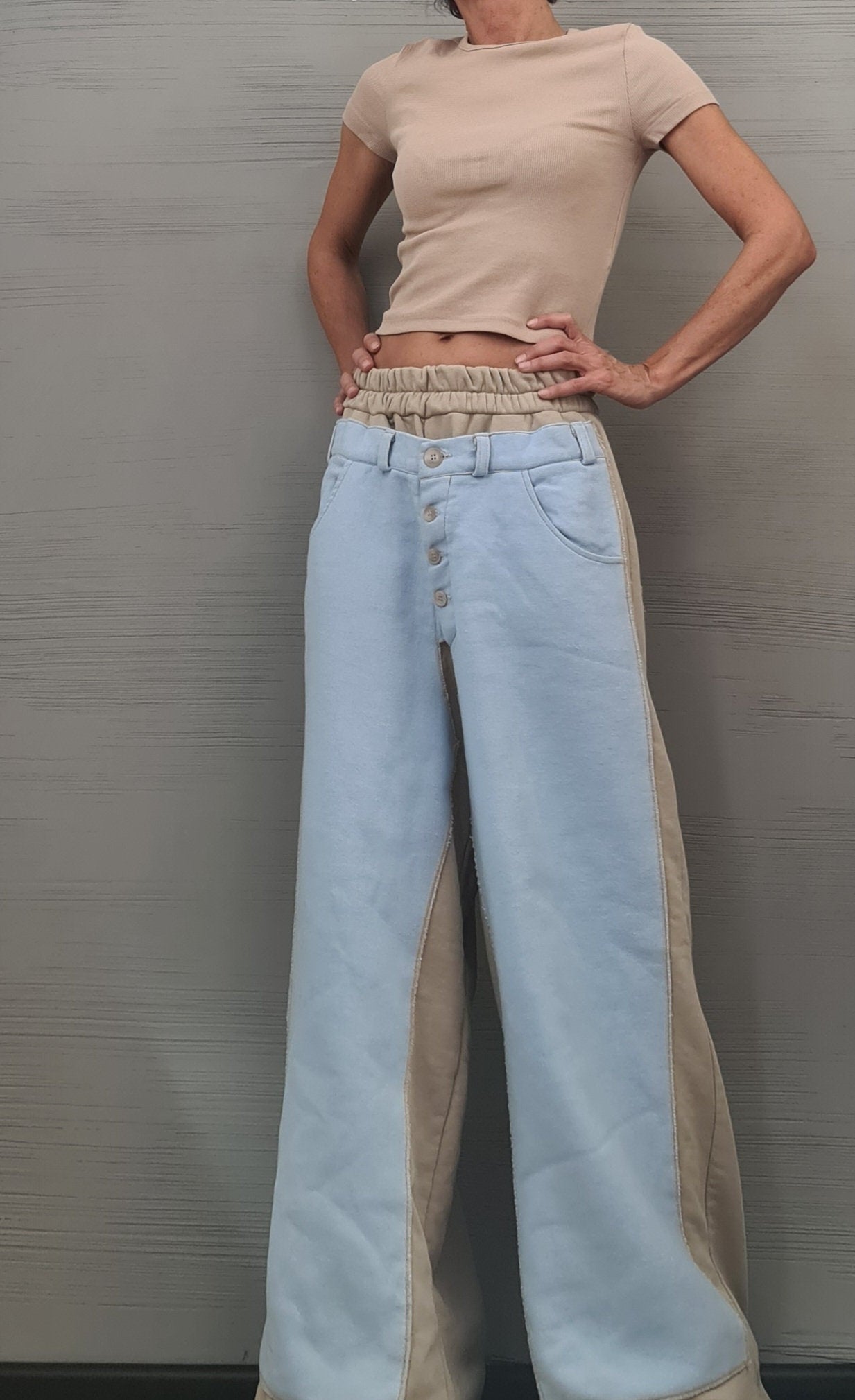 New collection Avant Garde Loose Pants, Harem Pants Women, Extravagant Cotton Pants, Drop Crotch Pants, Loose Trousers