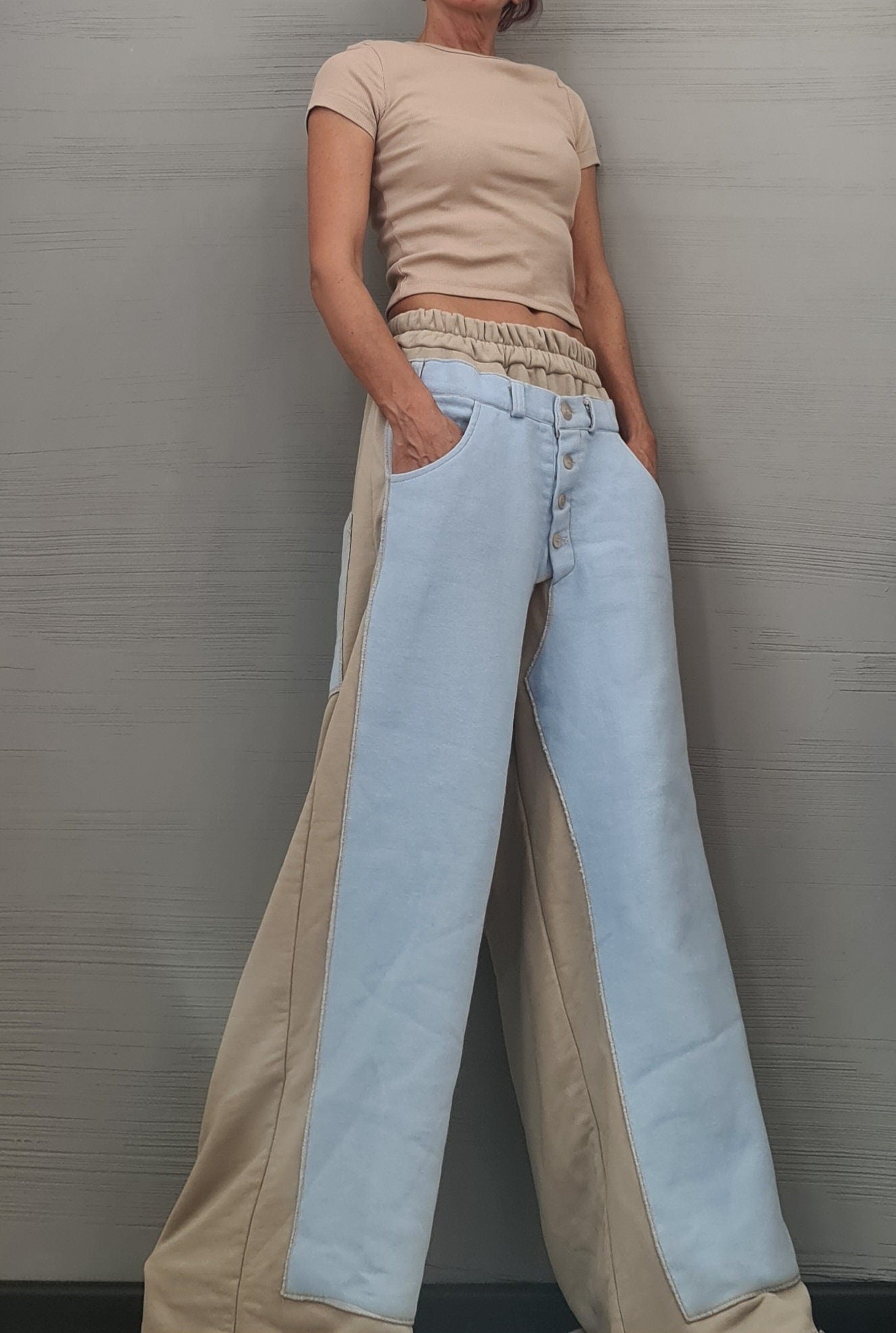 New collection Avant Garde Loose Pants, Harem Pants Women, Extravagant Cotton Pants, Drop Crotch Pants, Loose Trousers