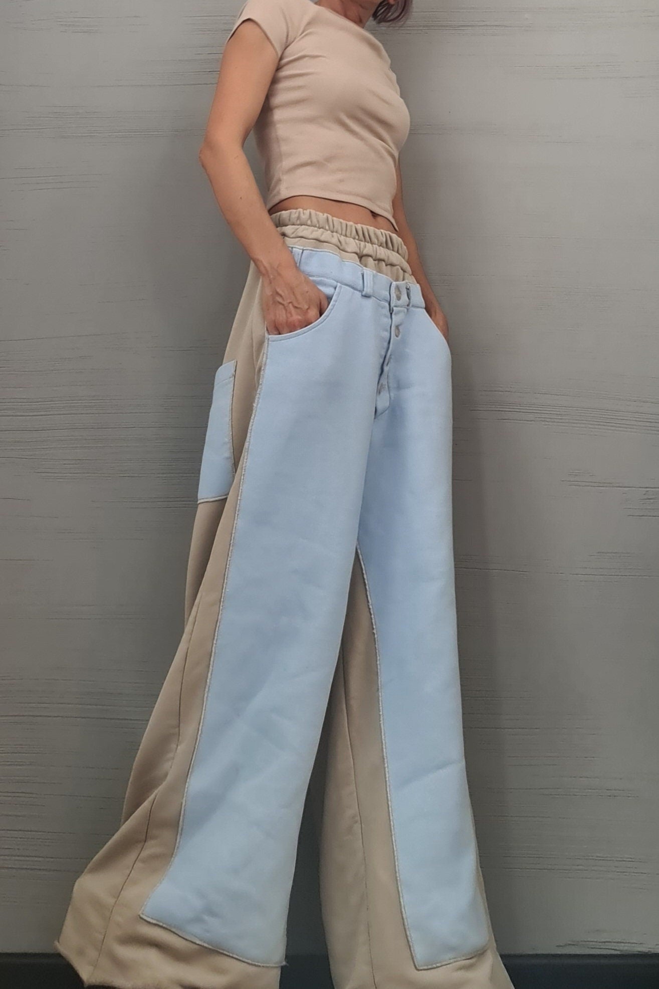 New collection Avant Garde Loose Pants, Harem Pants Women, Extravagant Cotton Pants, Drop Crotch Pants, Loose Trousers