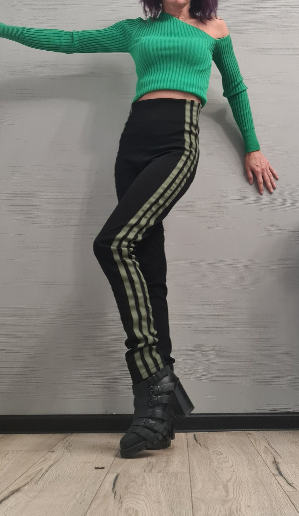 NEW COLLECTION Black Extra Long Leggings, Gothic Leggings, Sexy Slim Fit Black Pants, High waist