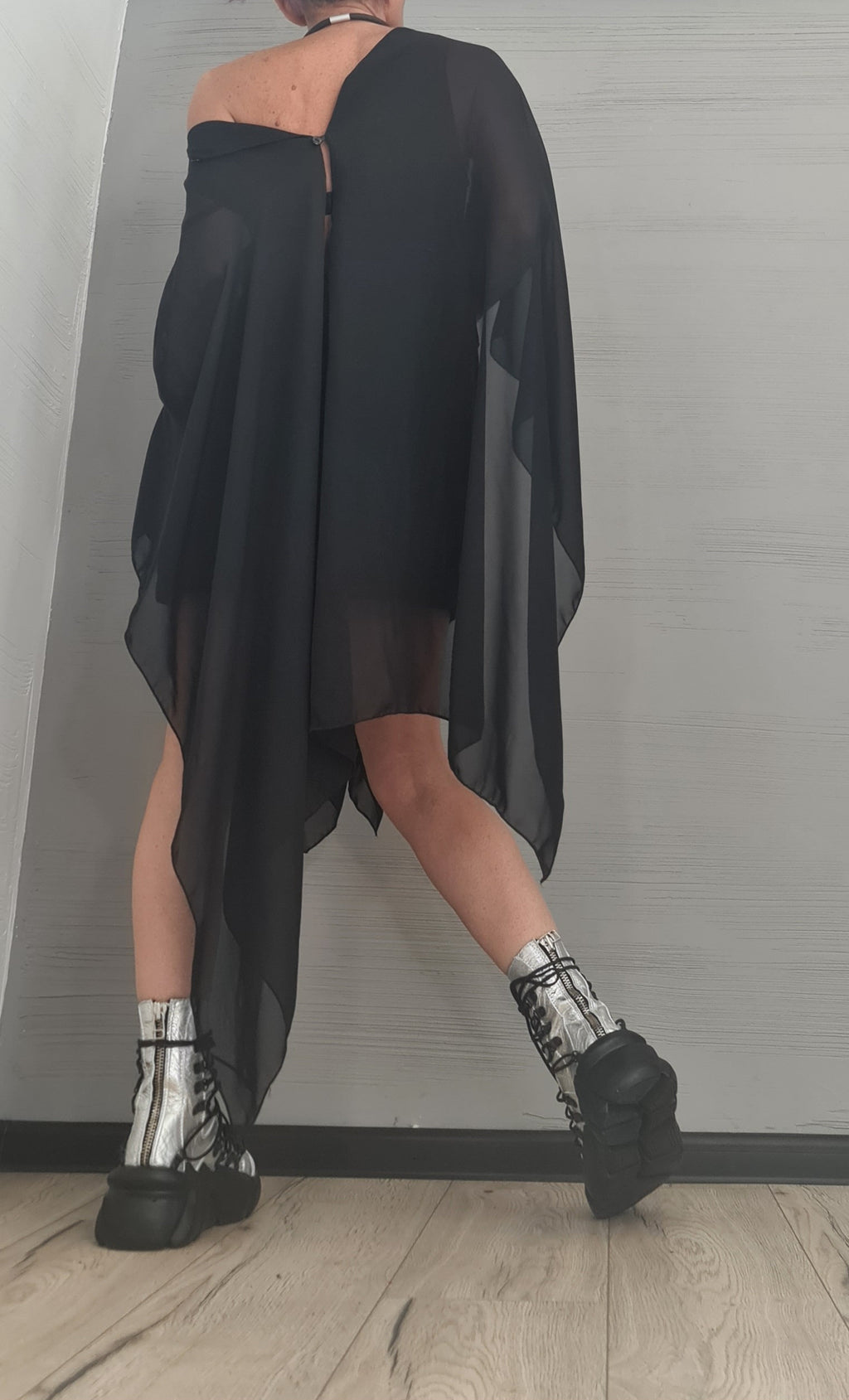 Cocktail Dress, Party Tull Dress, Sexy Dress Extravagant Dress, Asymmetric Tull  Dress, Plus Size Clothing, DRESSSHOESCODE