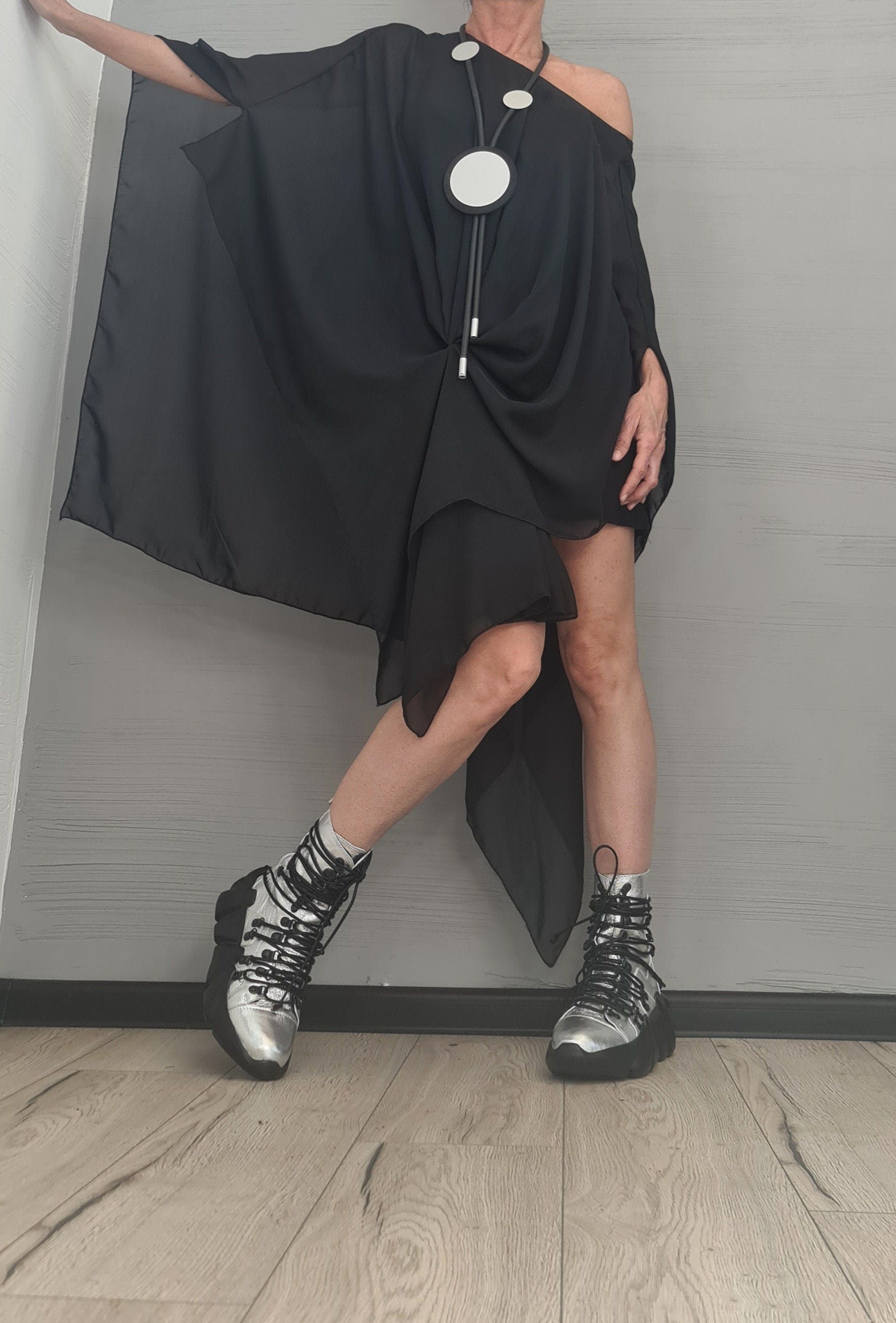 Cocktail Dress, Party Tull Dress, Sexy Dress Extravagant Dress, Asymmetric Tull  Dress, Plus Size Clothing, DRESSSHOESCODE