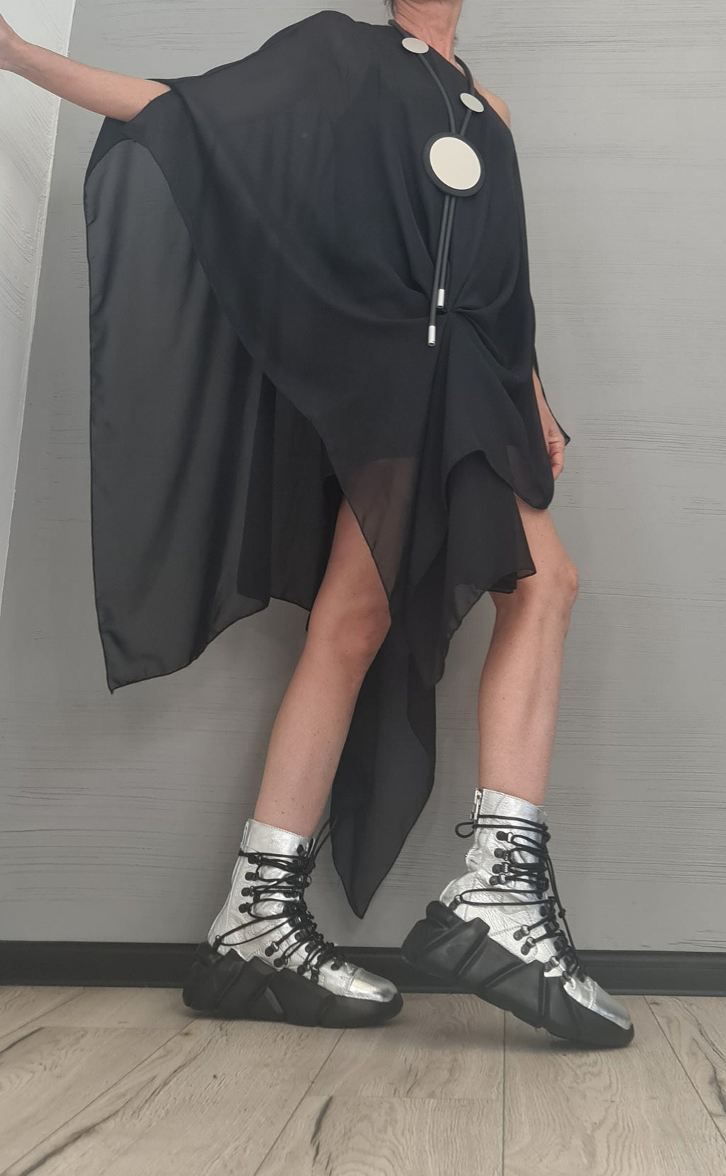 Cocktail Dress, Party Tull Dress, Sexy Dress Extravagant Dress, Asymmetric Tull  Dress, Plus Size Clothing, DRESSSHOESCODE