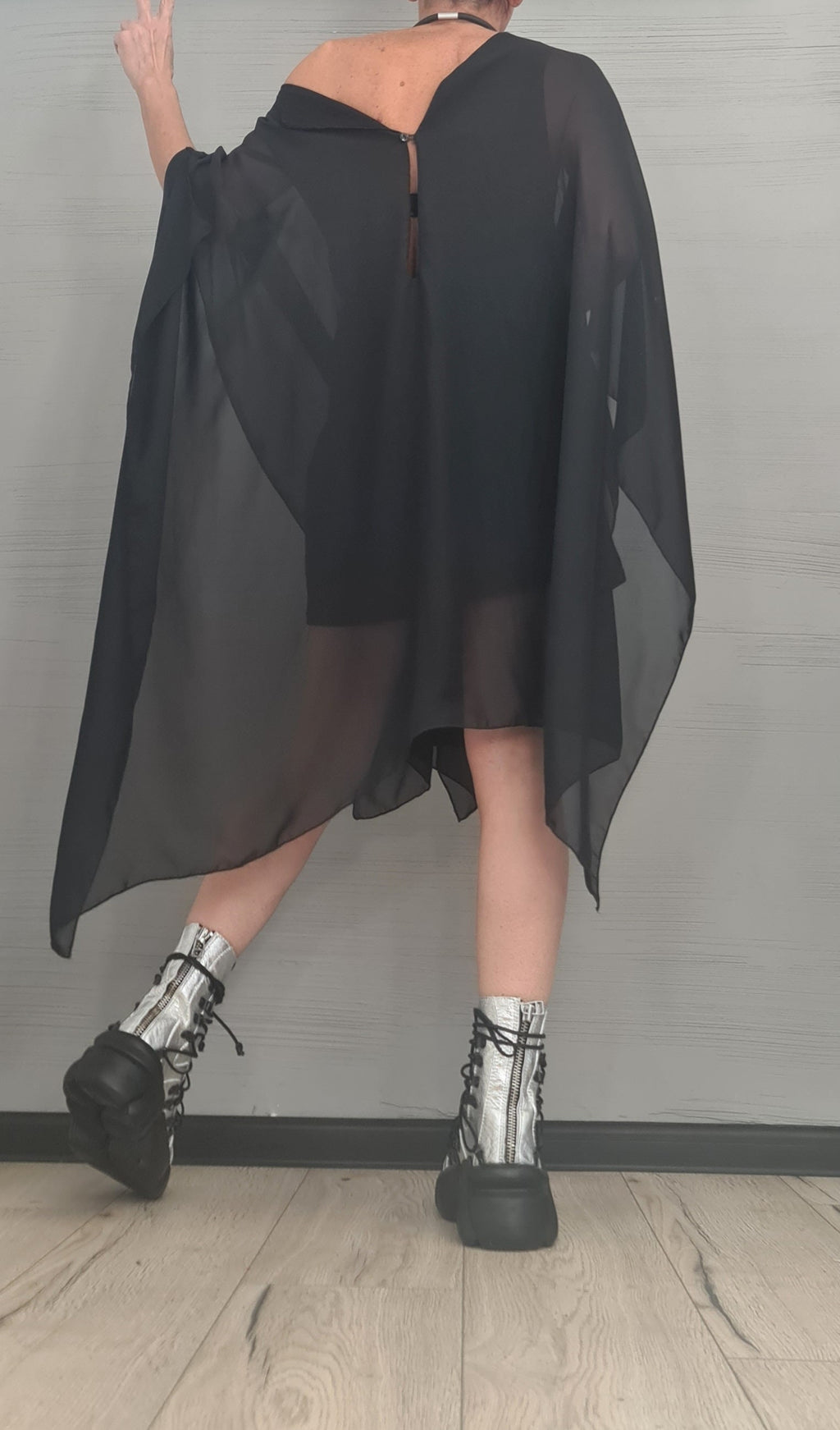 Cocktail Dress, Party Tull Dress, Sexy Dress Extravagant Dress, Asymmetric Tull  Dress, Plus Size Clothing, DRESSSHOESCODE