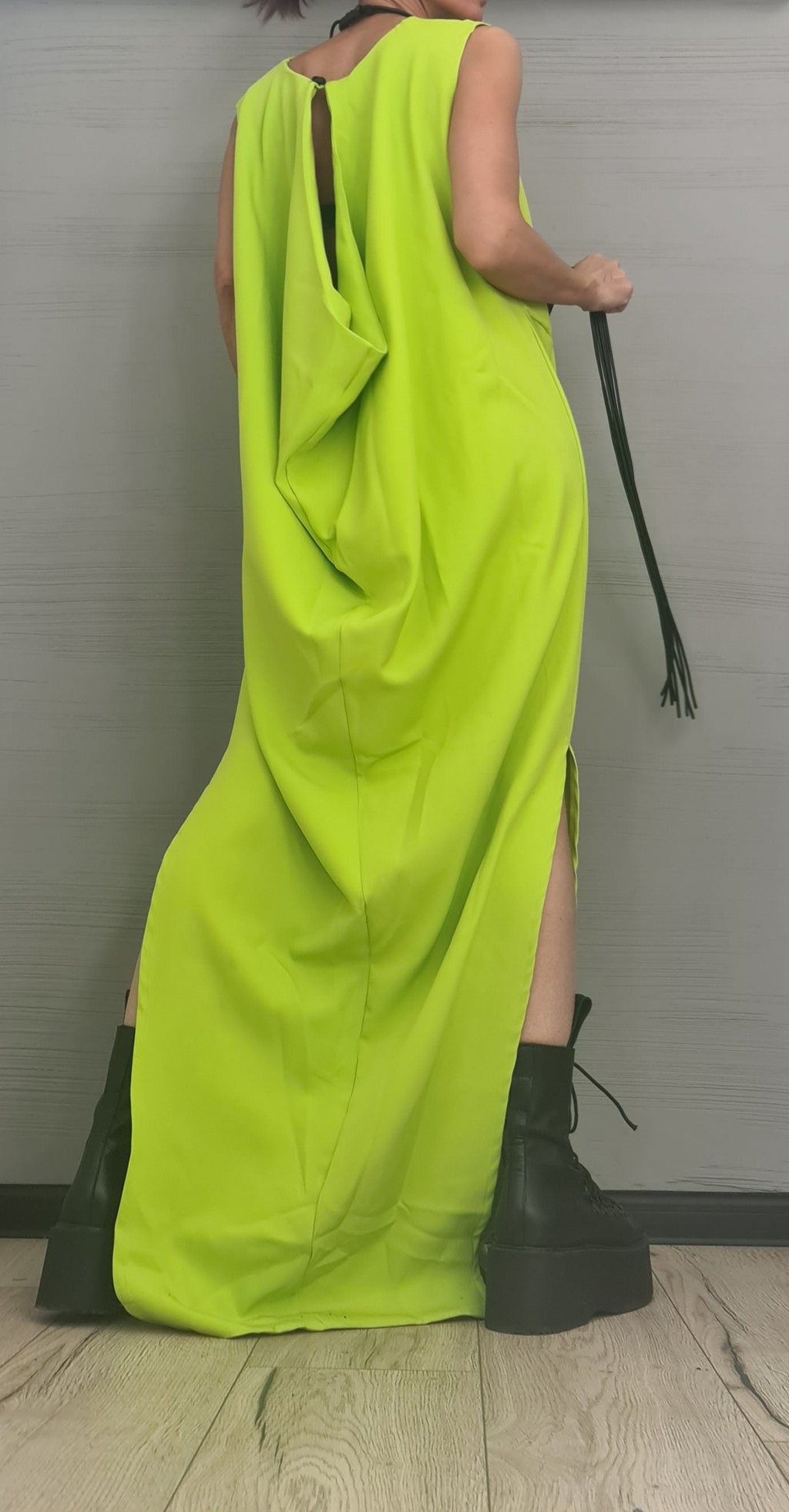 Asymmetric Extravagant Dress, Maxi Dress, Plus Size Clothing, Sexy Long Dress, Avant Garde Dress, Loose Dress, Drape Dress