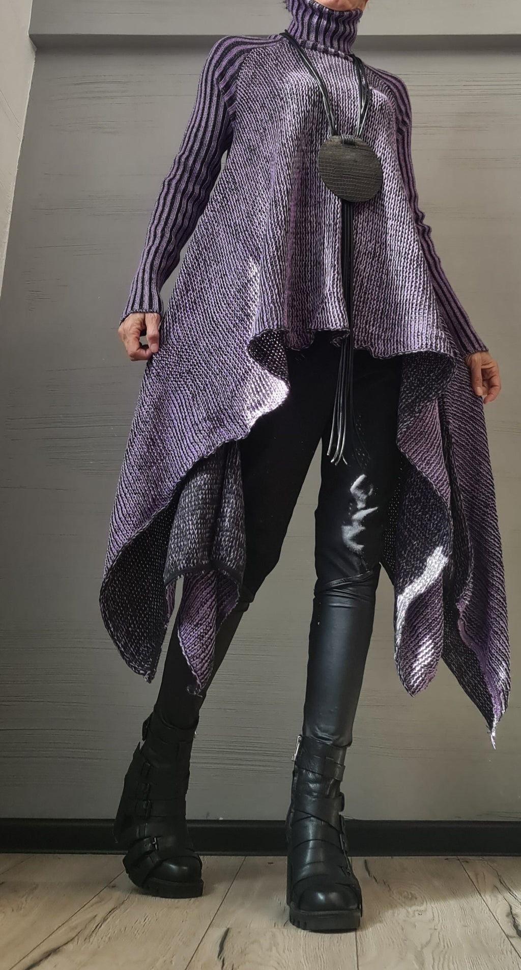 Geometric Extravagant Necklace, Avant Garde Gothic Necklace, HandMade, extravagant Jewelry New collection