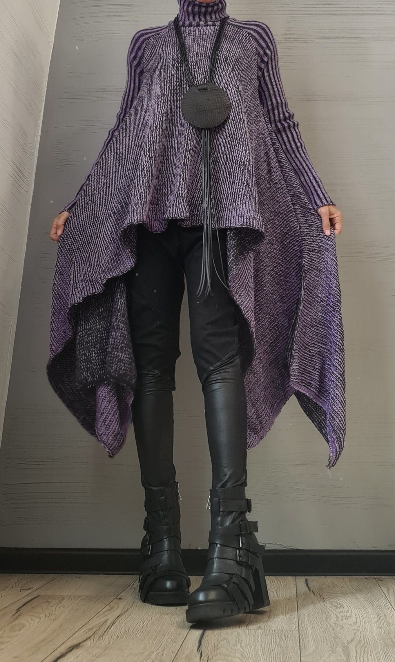 Geometric Extravagant Necklace, Avant Garde Gothic Necklace, HandMade, extravagant Jewelry New collection