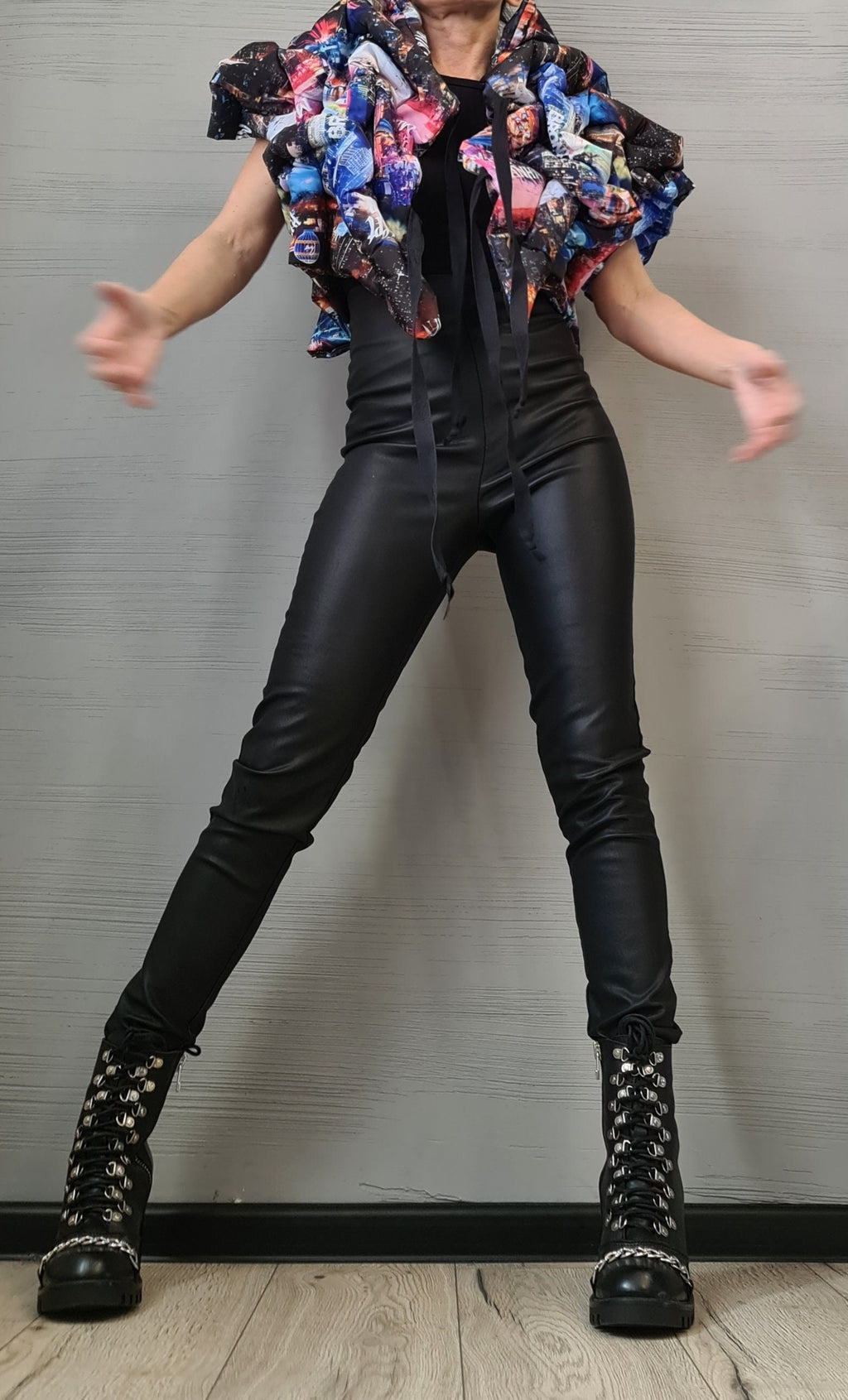 Extravagant Winter Jacket, Women Short Jacket, Asymmetric Jacket, Waterproof Jacket, Windproof Jacket, Puffer Jacket, Quilted Jacket