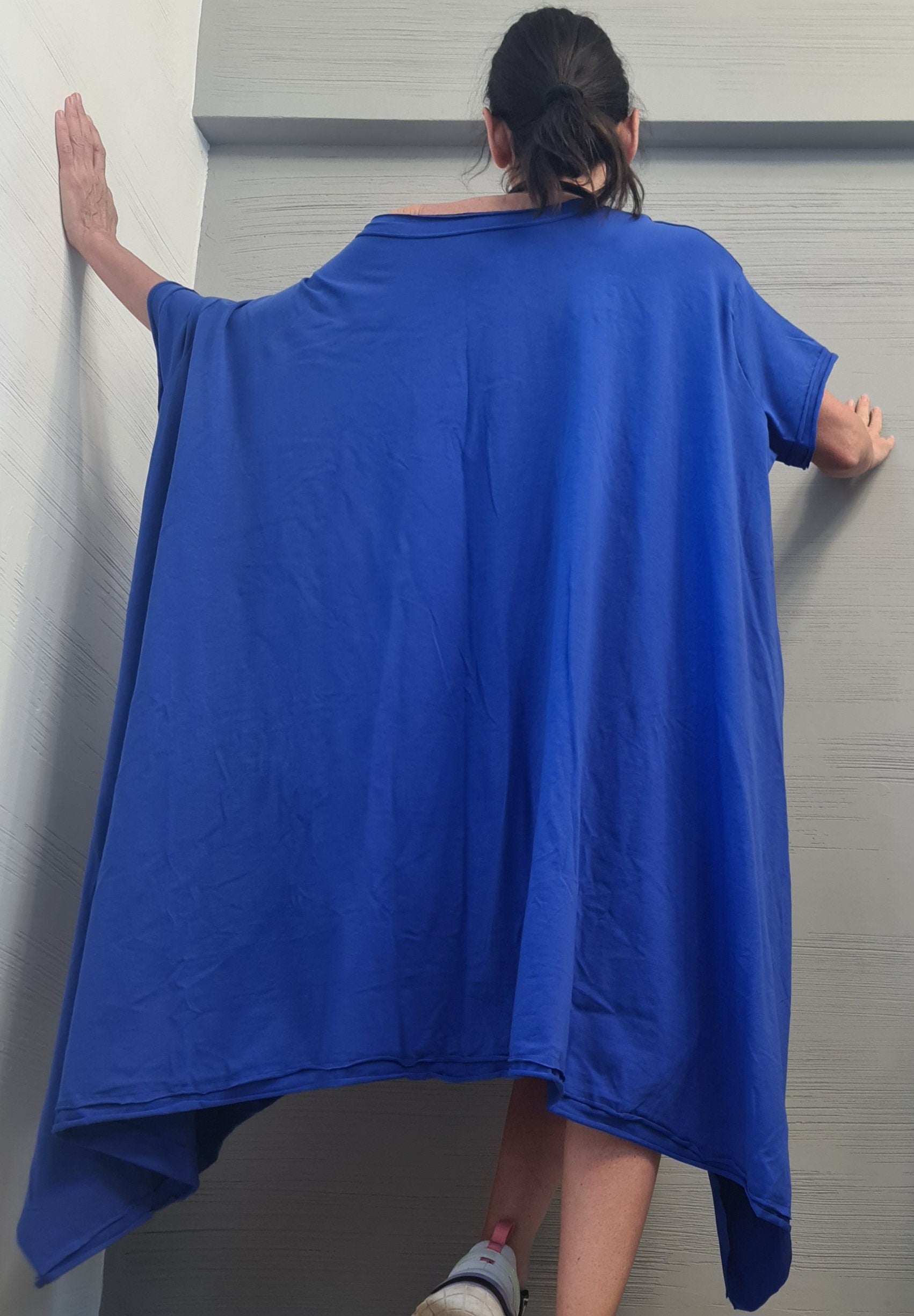 Asymmetrical Dress Tunic, Loose Tunic, Extravagant tunic, Oversize Tunic Dress, DRESSSHOESCODE