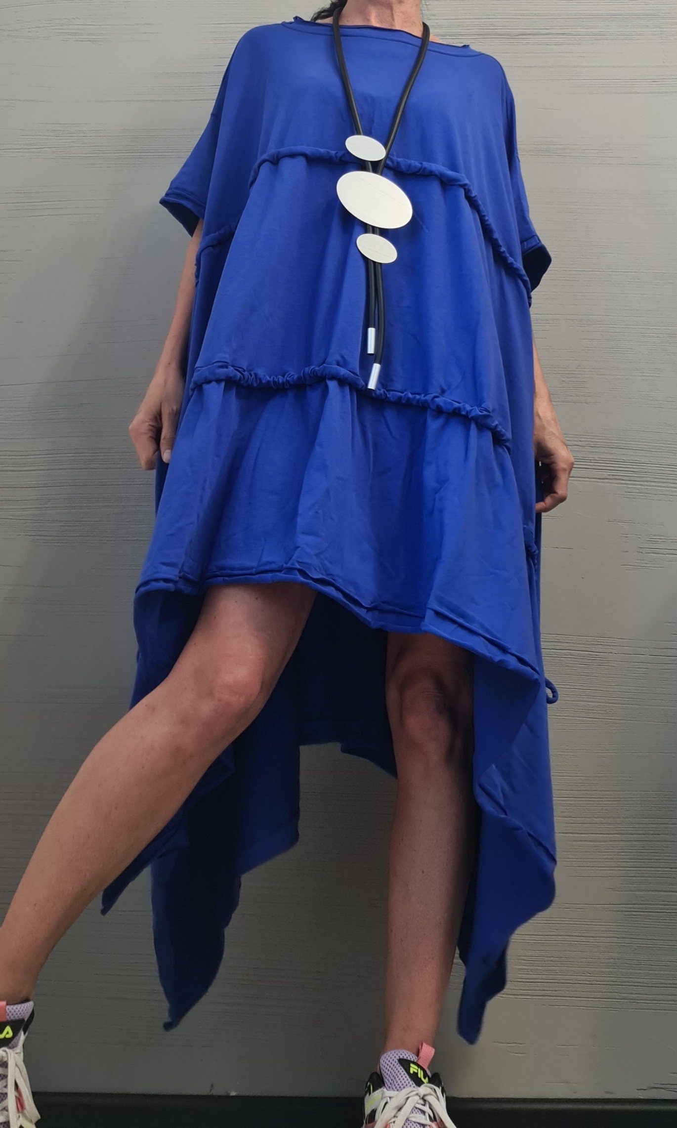 Asymmetrical Dress Tunic, Loose Tunic, Extravagant tunic, Oversize Tunic Dress, DRESSSHOESCODE