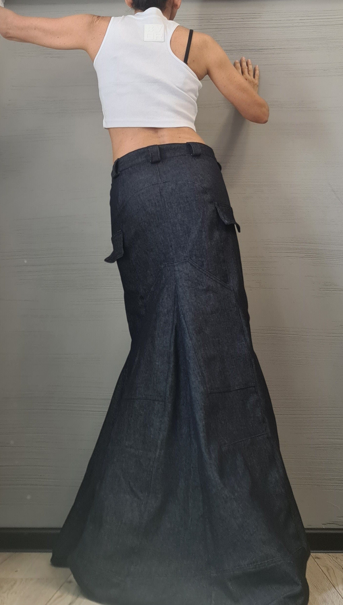 NEW Collection Extravagant Skirt, Long Short Skirt, Gothic Skirt, Asymmetric Skirt, Wrap Skirt, A Line Skirt