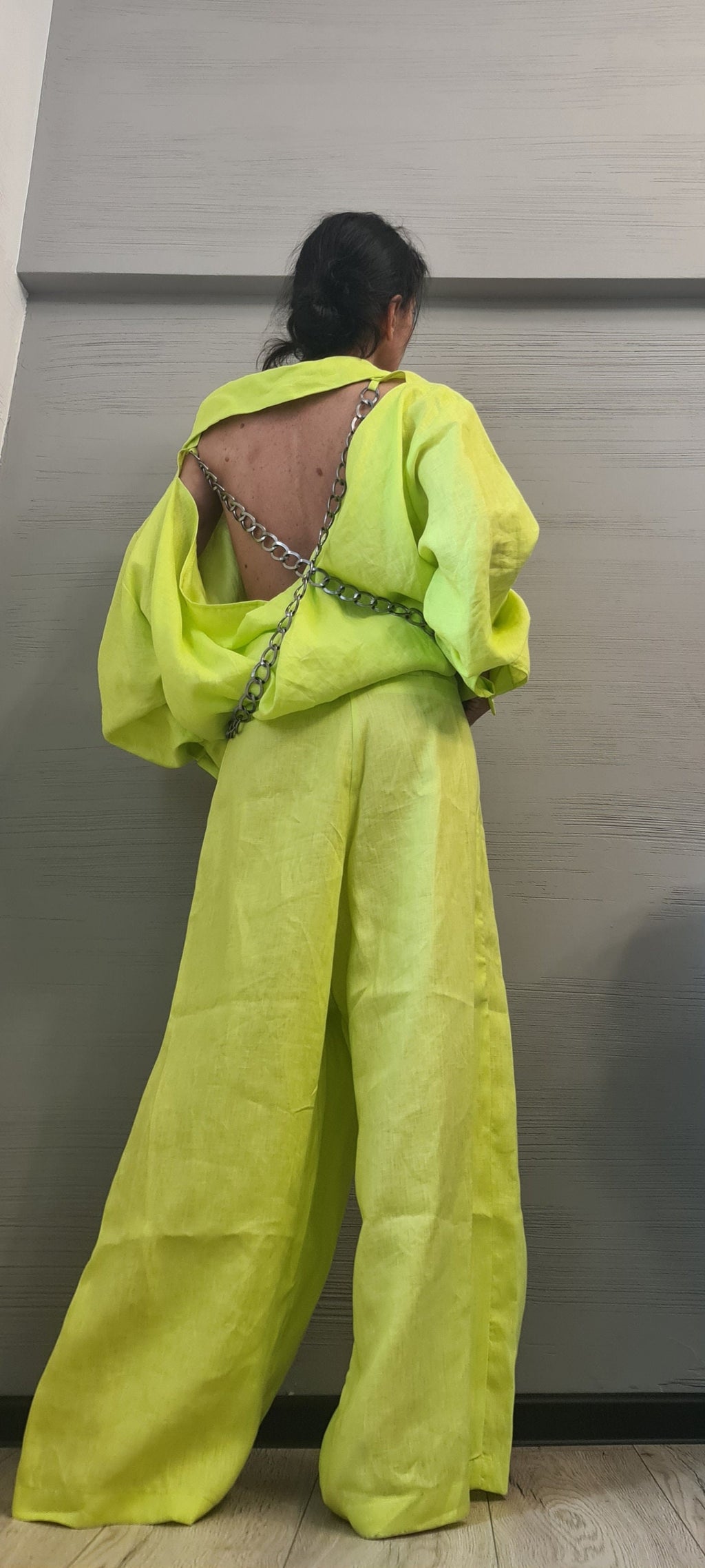 NEW Collection Extravagant Linen Pants, Avant Garde Linen Pants, Harem Pants Women, Drop Crotch Pants, Loose Pants, DRESSSHOESCODE