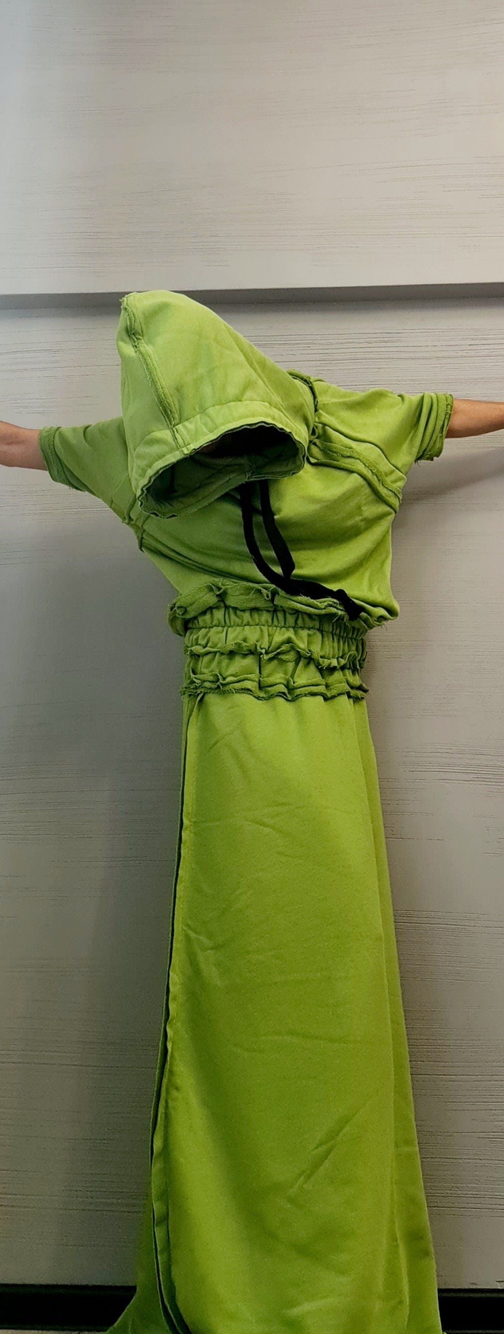 New collection Blouse And Skirt Set, Cotton Women Costume, Extravagant Skirt, Sexy Women Suit, Avant Garde Skirt Outside Seam DRESSSHOESCODE