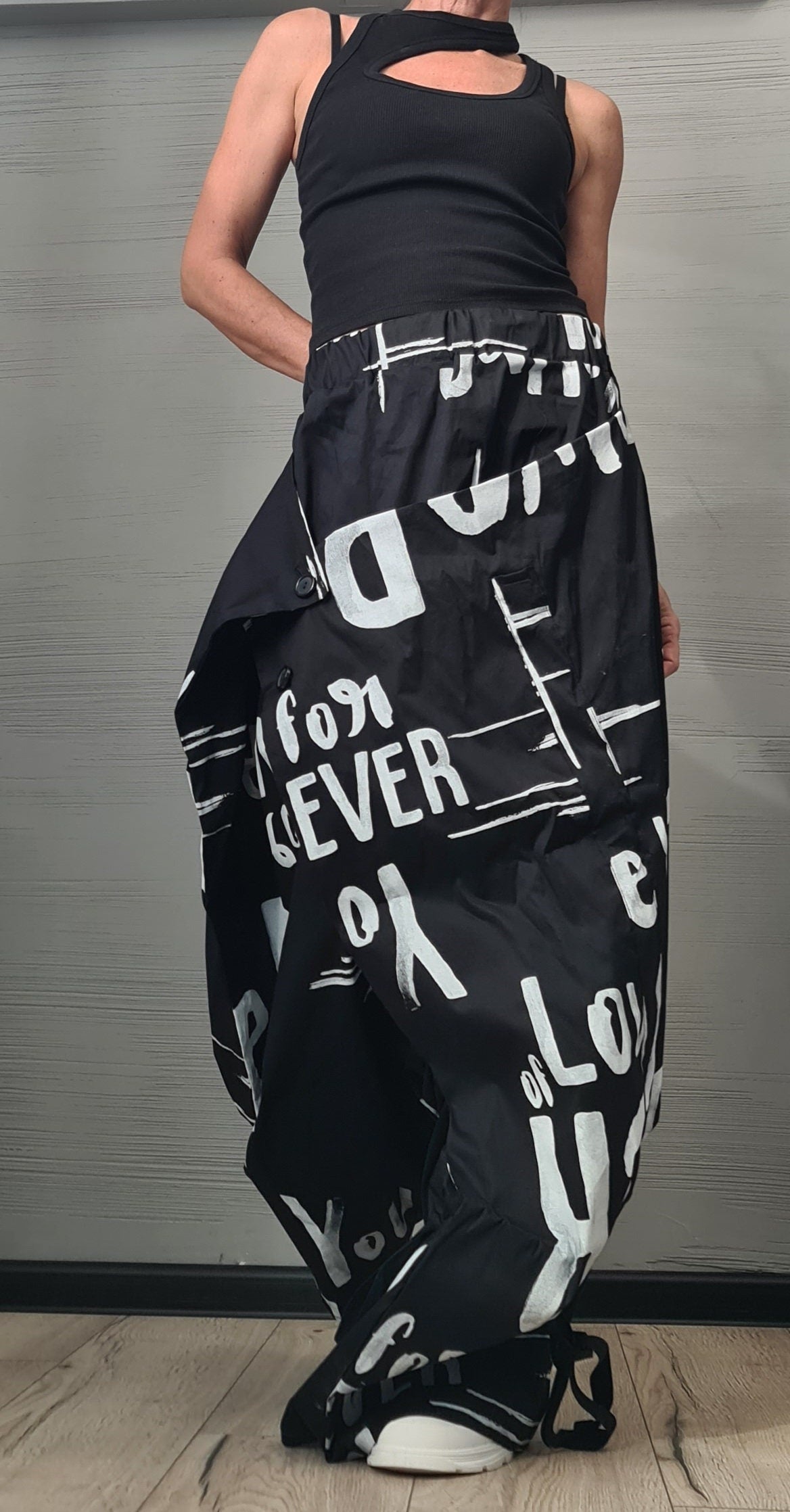 New collection Trousers Skirt, Loose Pants, Extravagant Harem Pants, Women Pants,Avant-garde, Deconstructed trousers DRESSSHOESCODE