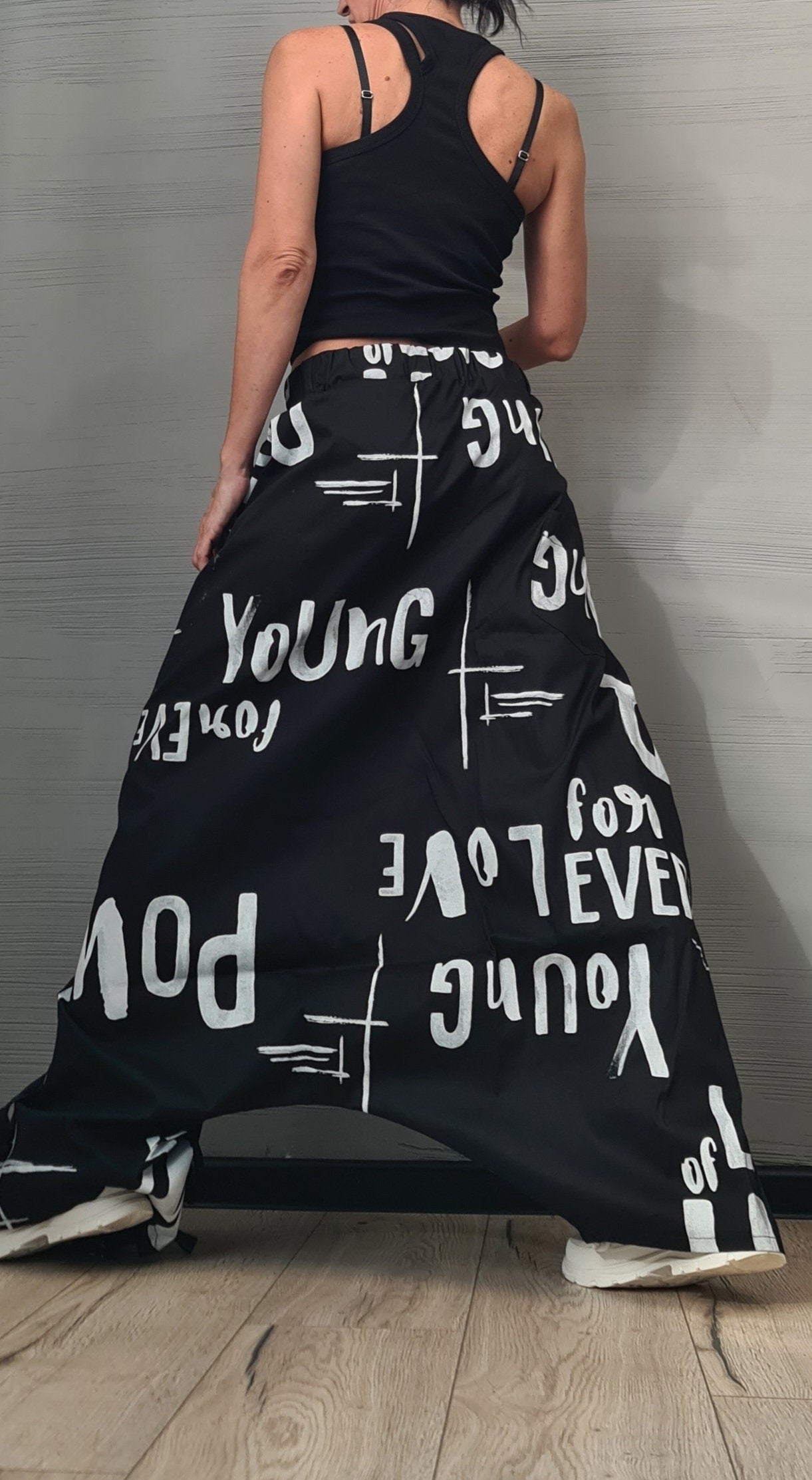 New collection Trousers Skirt, Loose Pants, Extravagant Harem Pants, Women Pants,Avant-garde, Deconstructed trousers DRESSSHOESCODE