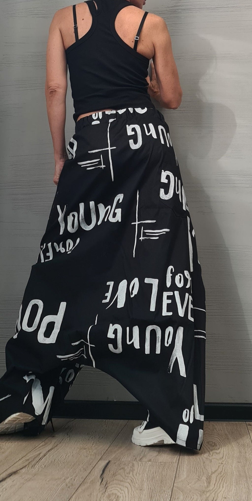 New collection Trousers Skirt, Loose Pants, Extravagant Harem Pants, Women Pants,Avant-garde, Deconstructed trousers DRESSSHOESCODE