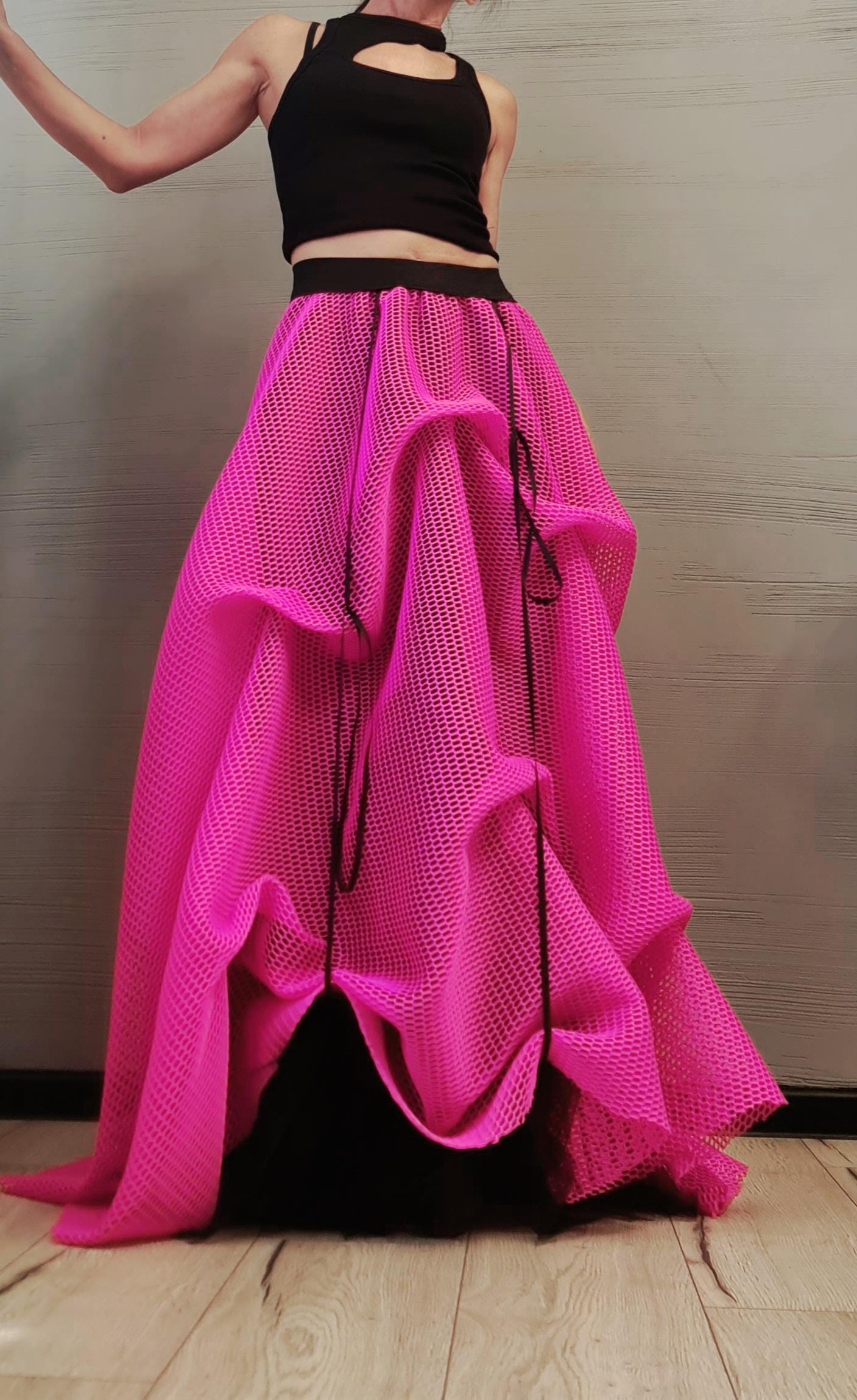 Long Short Skirt Dress, Tulle Long Skirt, Bridal Skirt, Tutu Skirt, Ball Skirt, Cocktail Skirt, Gothic Skirt, Circle Skirt, Wedding  Skirt