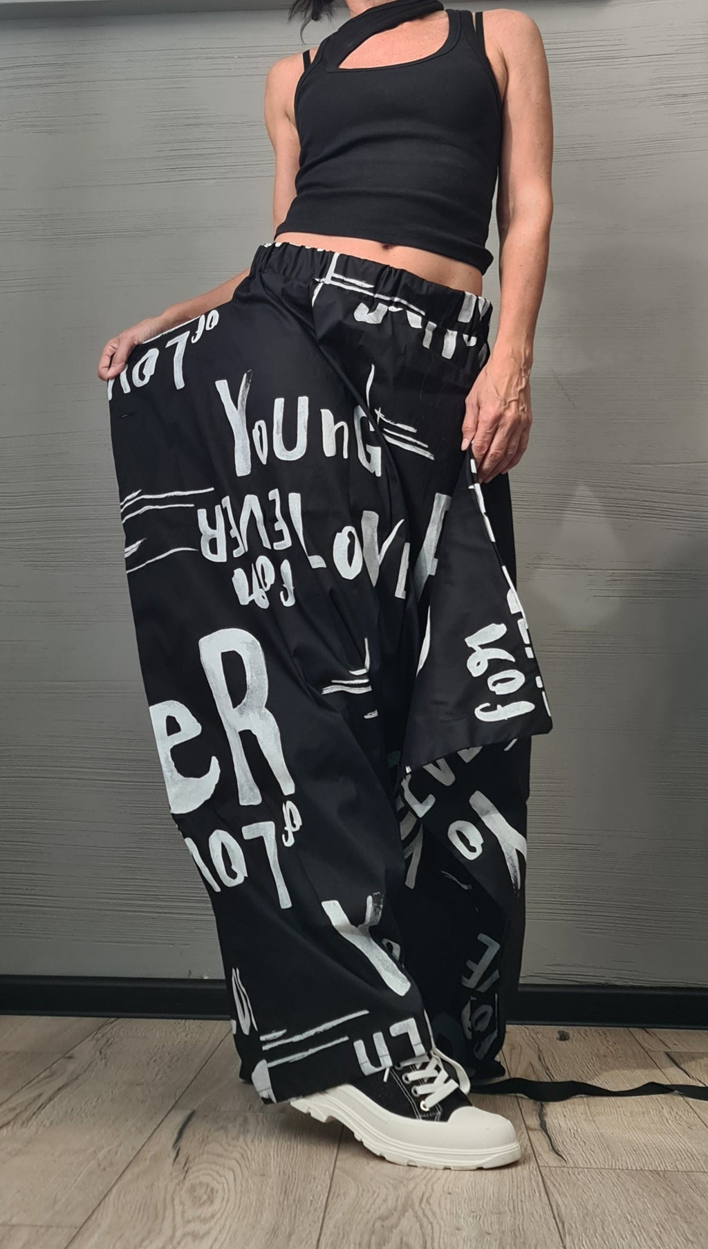 New collection Trousers Skirt, Loose Pants, Extravagant Harem Pants, Women Pants,Avant-garde, Deconstructed trousers DRESSSHOESCODE