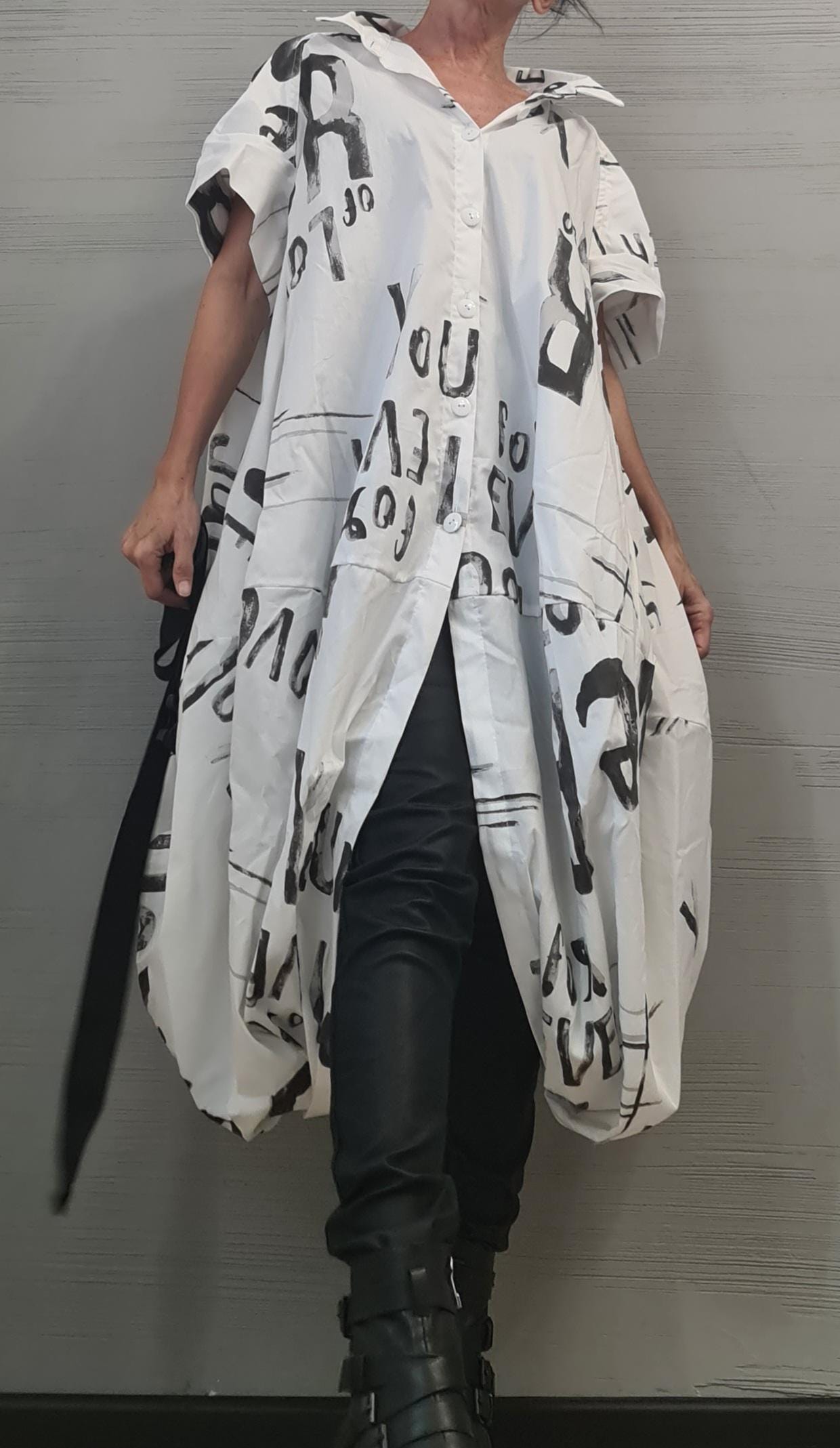 New collection Asymmetric Shirt, Long Short Shirt, Avant Garde Tunic, Loose Tunic Shirt,Extravagant Shirt, Oversize Tunic