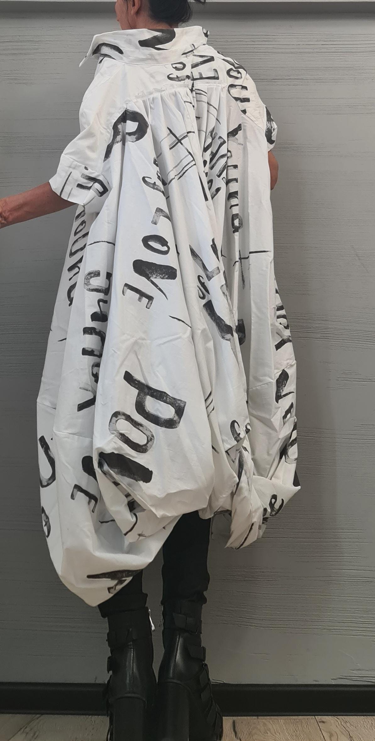 New collection Asymmetric Shirt, Long Short Shirt, Avant Garde Tunic, Loose Tunic Shirt,Extravagant Shirt, Oversize Tunic