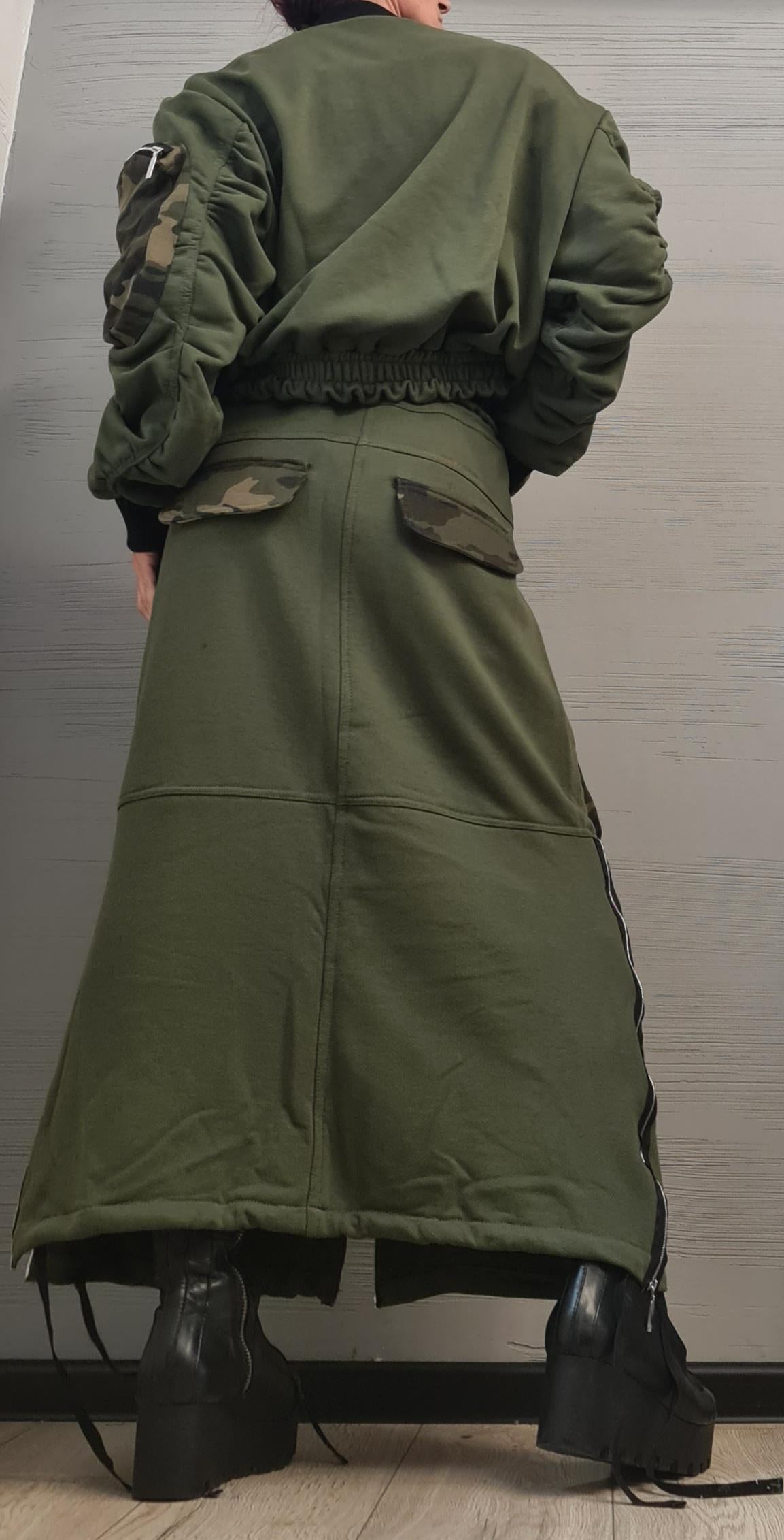 Extravagant Women Jacket,  Cotton Short jacket with large outer pockets