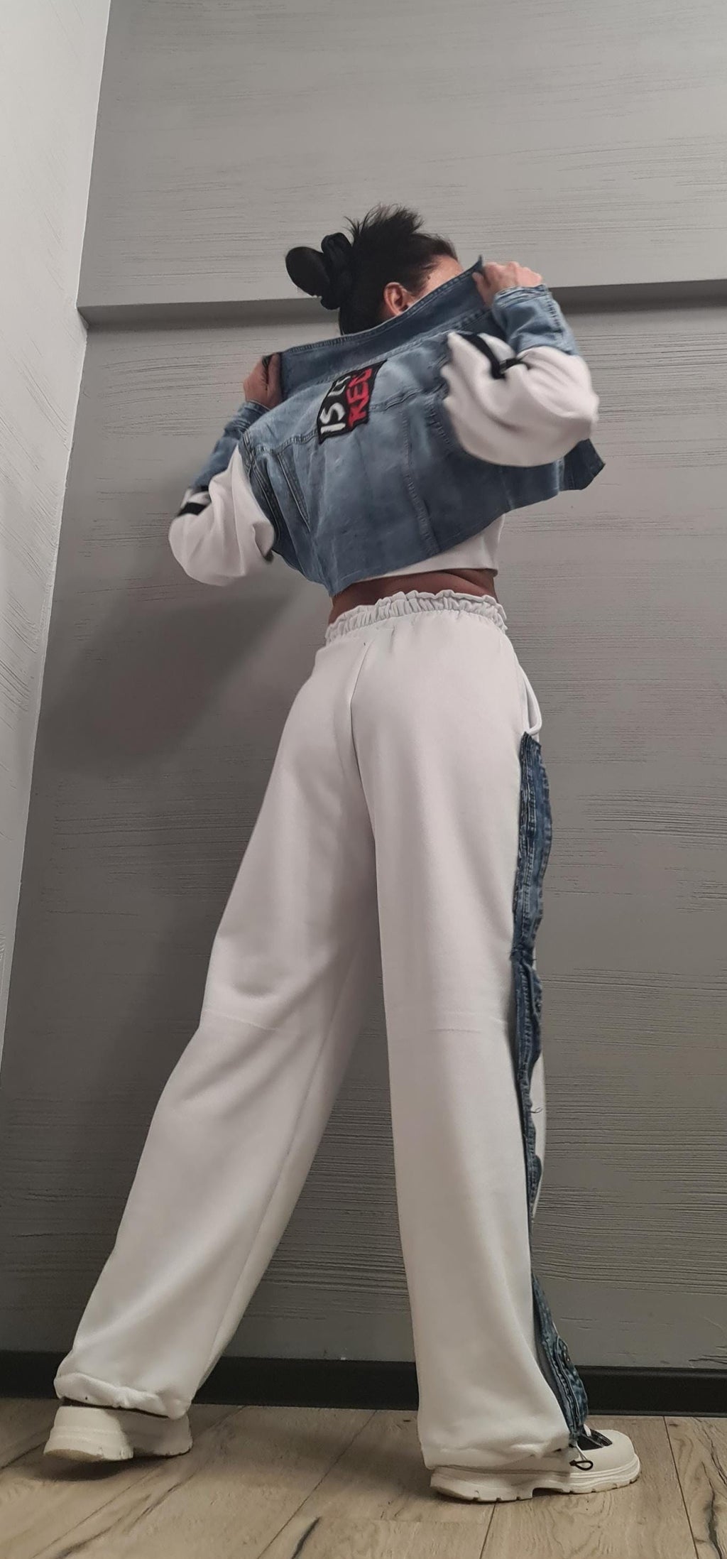 New collection Outwear Women Set, Cotton Denim Set, Extravagant Set, Extravagant Jacket and Pants, Cotton Denim Jacket