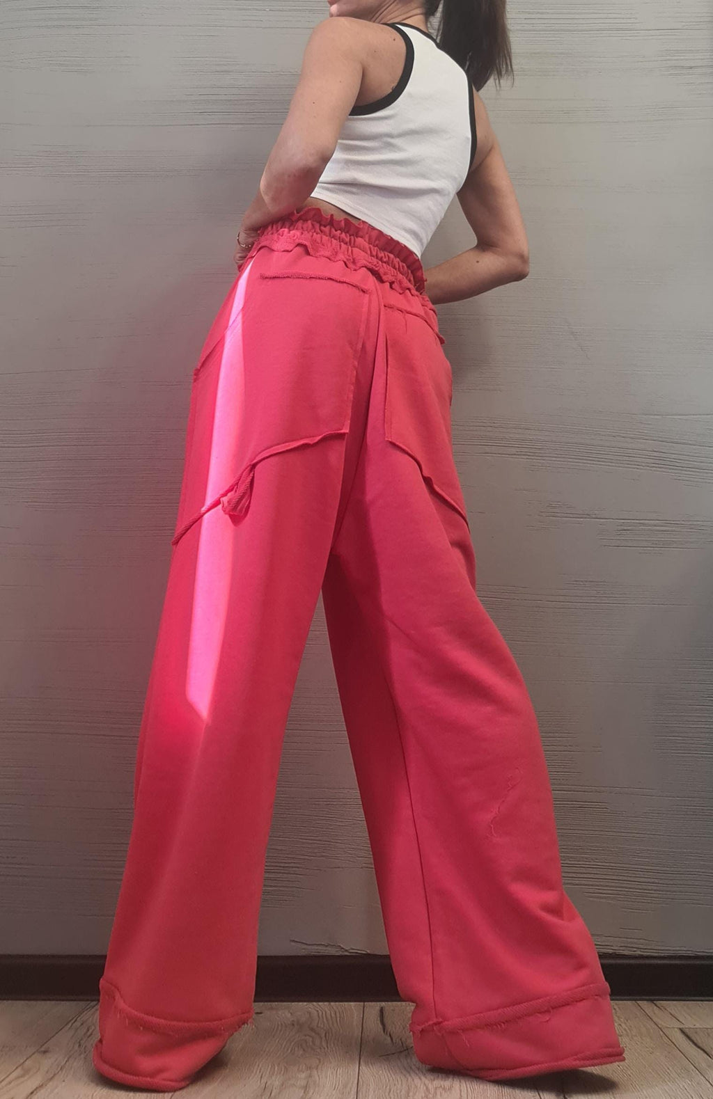 New collection, Avant Garde Pants, Harem Pants Women, Drop Crotch Pants, Extravagant Cotton Pants, Loose Pants, Extravagant pockets