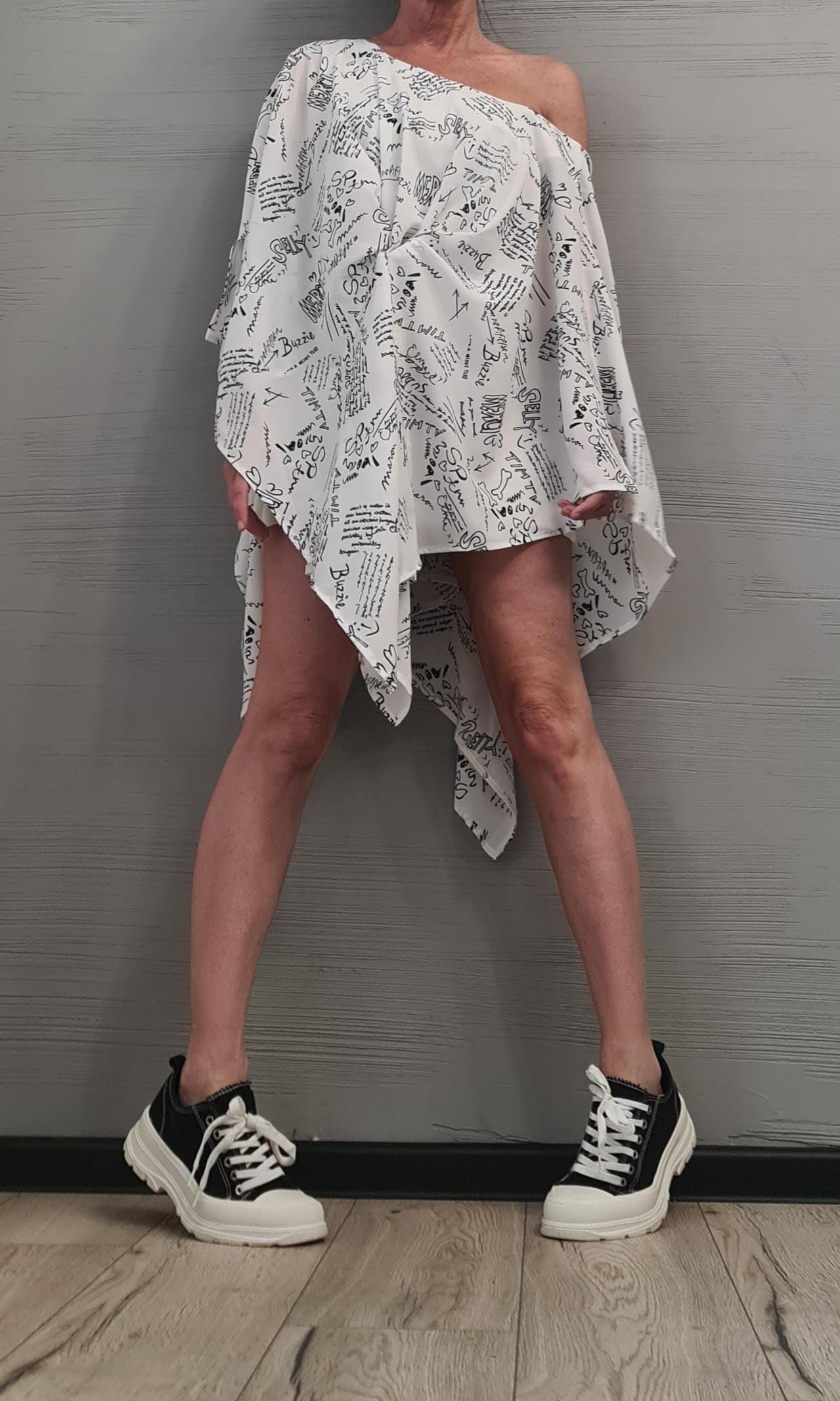 Party Tull Dress, Sexy Dress Extravagant Dress, Asymmetric Tull  Dress, Plus Size Clothing, DRESSSHOESCODE