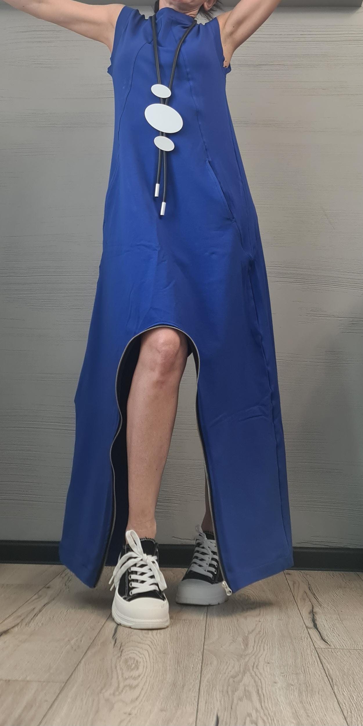 Harem Jumpsuit Dress, Asymmetric Loose Jumpsuit Dress, Extravagant Jumpsuit Dress, Plus Size Clothing, Women Overall