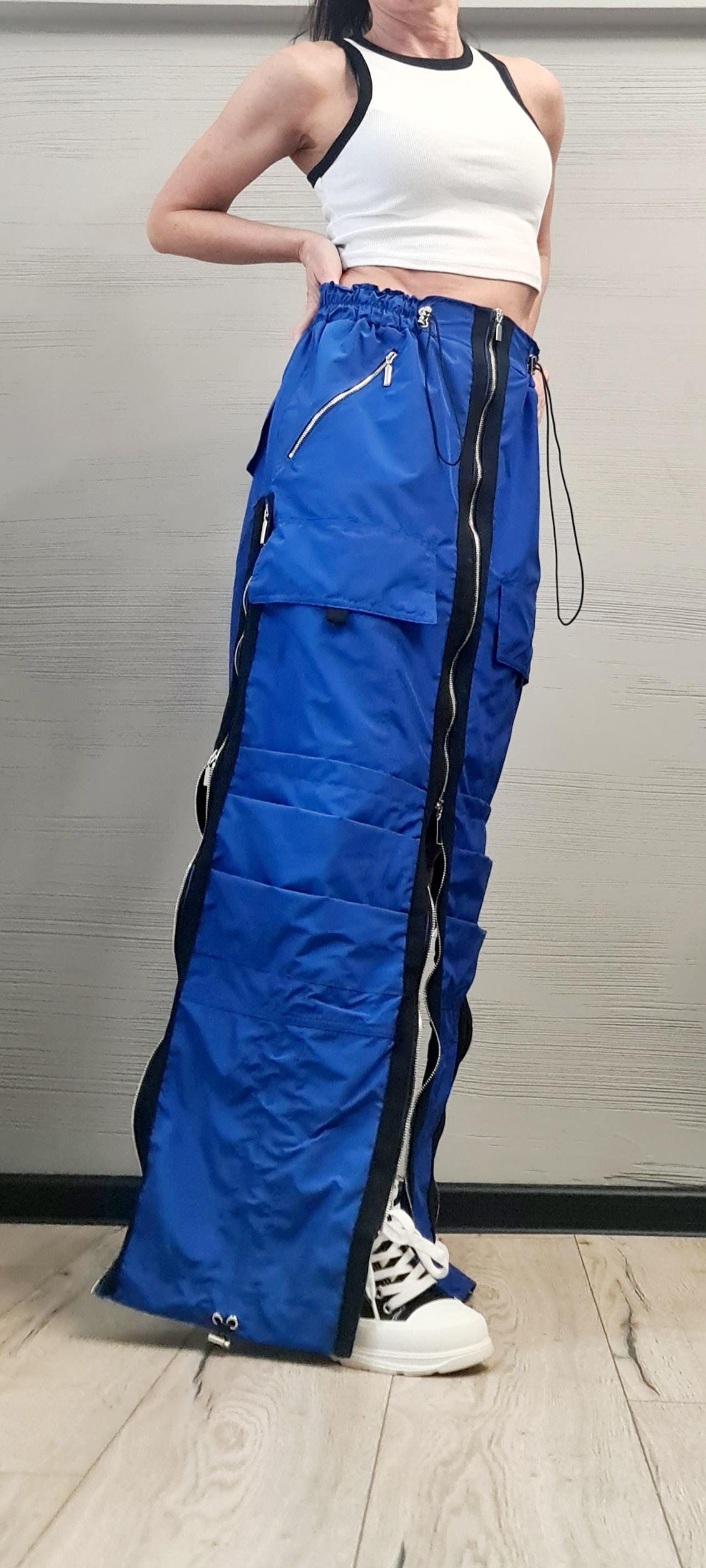 New collection Extravagant Long Skirt, Deconstructed Avant Garde Skirt Outside Pockets, Sexy Skirt Dress, DRESSSHOESCODE