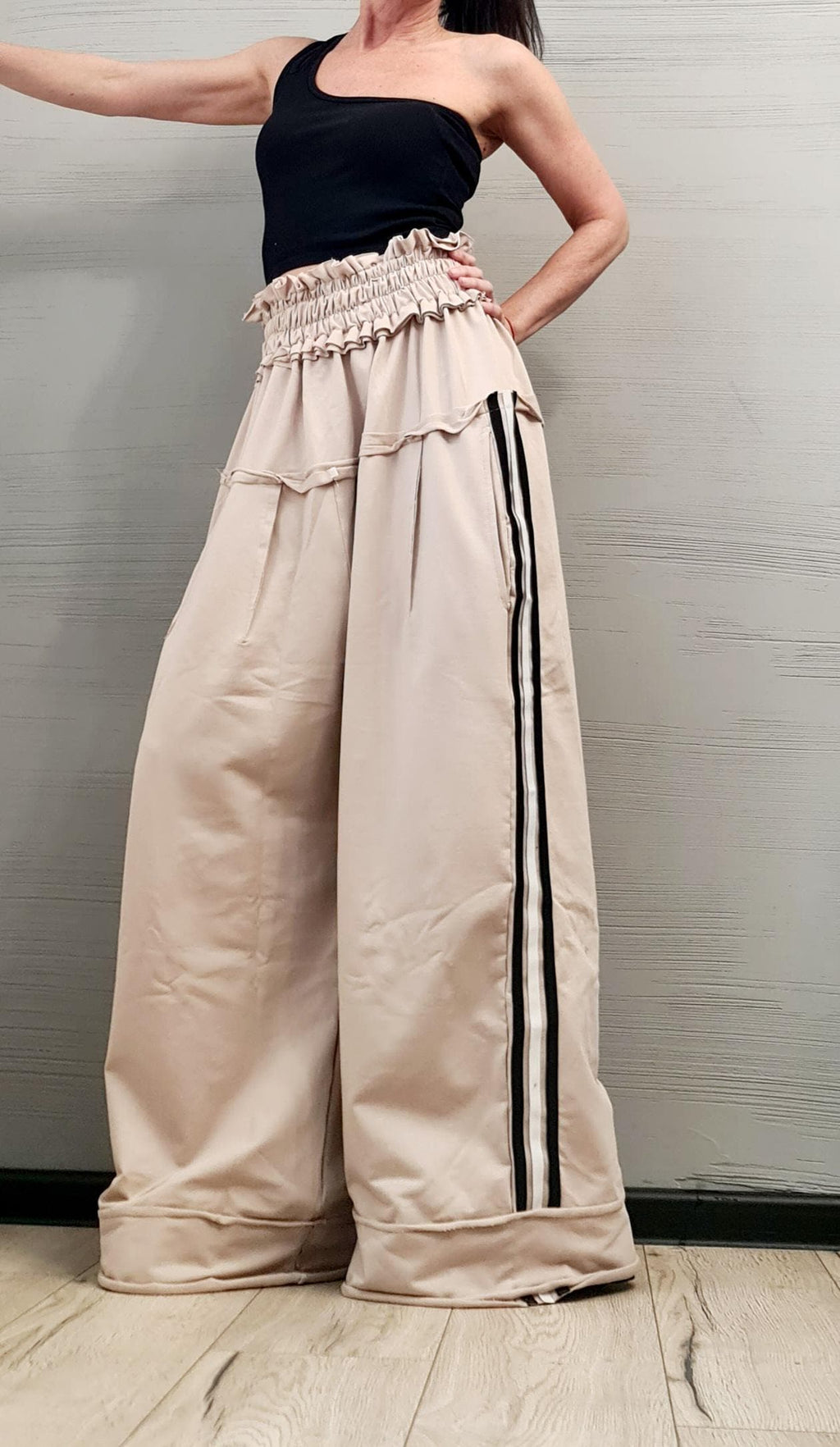 Avant Garde Loose Pants, Harem Pants Women, Extravagant Cotton Pants, Casual Pants, Loose Pants