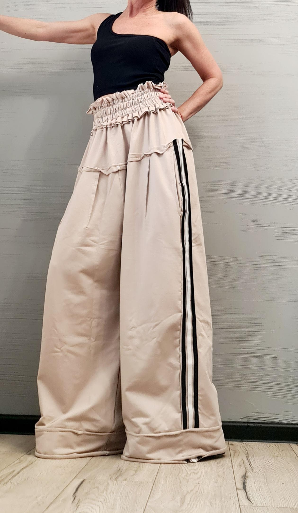 Avant Garde Loose Pants, Harem Pants Women, Extravagant Cotton Pants, Casual Pants, Loose Pants