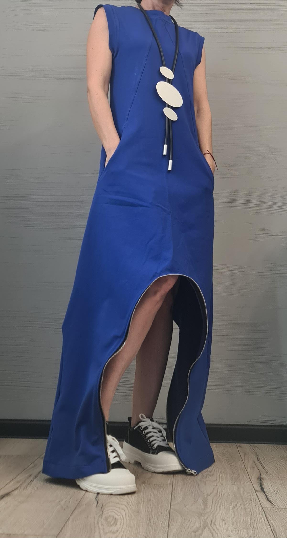 Harem Jumpsuit Dress, Asymmetric Loose Jumpsuit Dress, Extravagant Jumpsuit Dress, Plus Size Clothing, Women Overall