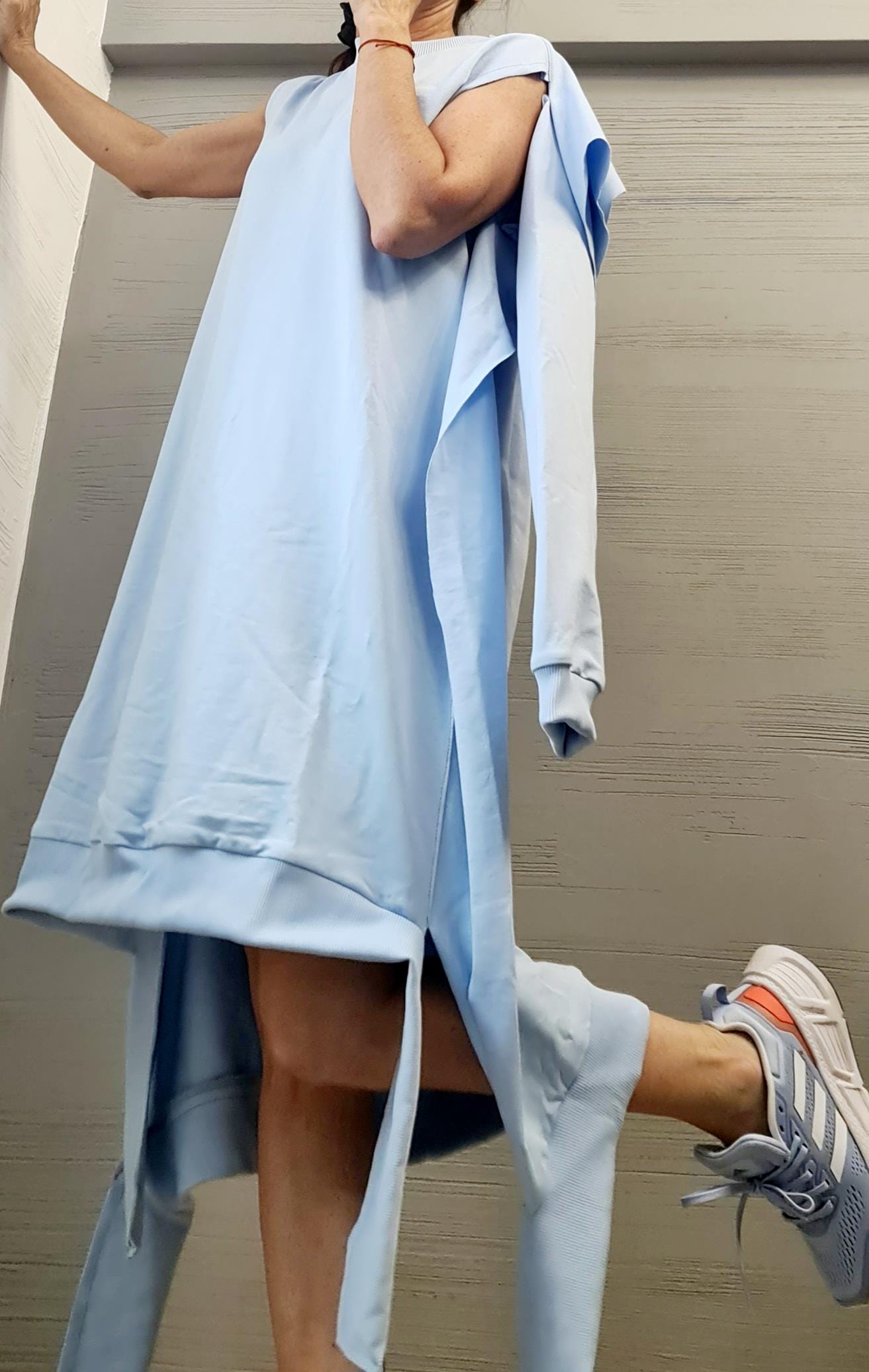 Asymmetrical tunic, Avant Garde Loose Tunic, Deconstructed Top, Oversize Tunic, Long Short Sleeve Top DRESSSHOESCODE