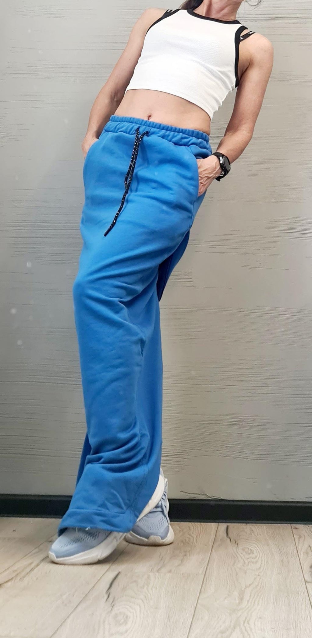 Extravagant Skirt, A Line Skirt, Women's Maxi Skirt with Pockets, Sporty Cotton Skirt,Skirt interesting back cut with overlap, Sexy Skirt