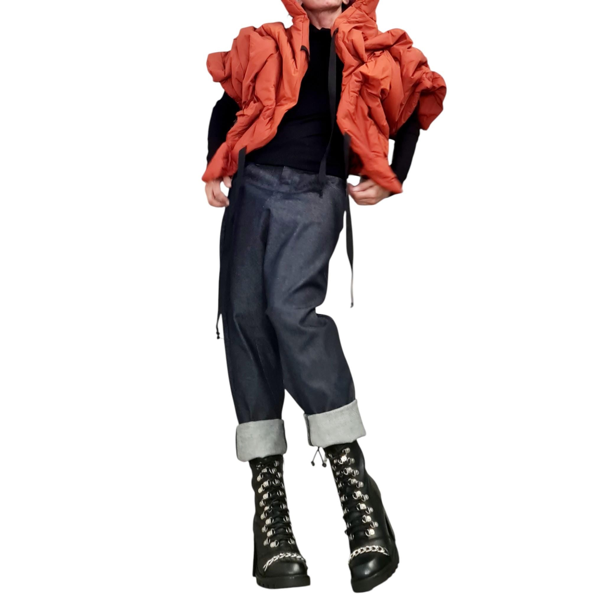 Extravagant Winter Jacket, Women Short Jacket, Asymmetric Jacket, Waterproof Jacket, Windproof Puffer Jacket, Quilted Jacket, DRESSSHOESCODE