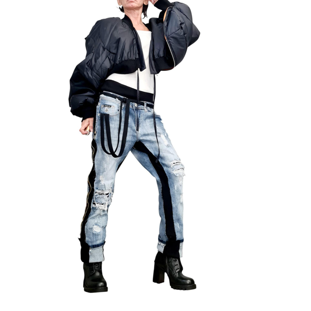 Extravagant Short Jacket Vest, Winter Jacket, Women Jacket Vest, Urban Clothing, Zipper Jacket, Wadding Jacket, Bomber Jacket, Long Sleeve