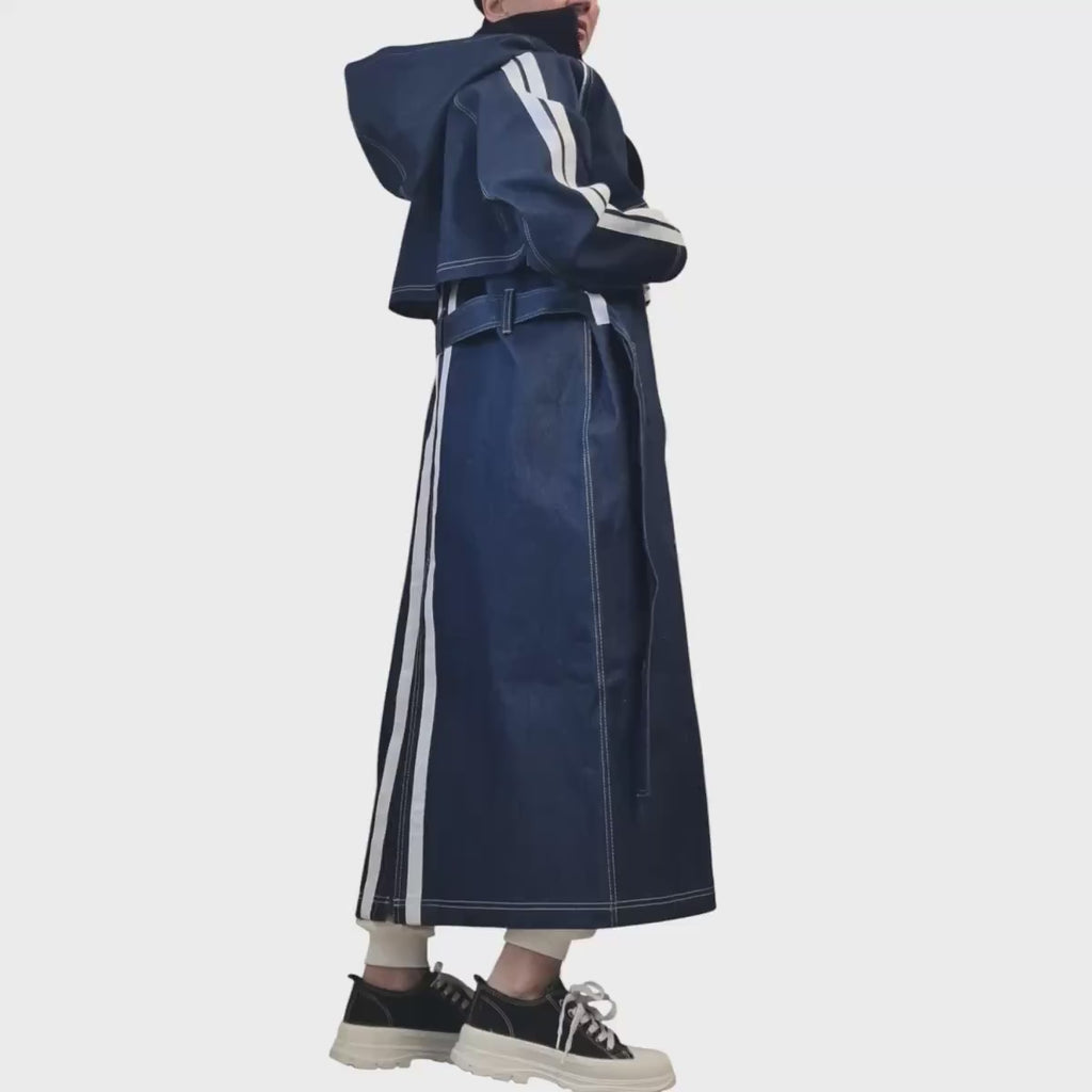 Avant Garde Denim Two Piece Set | Sleeveless Vest and Short Jacket