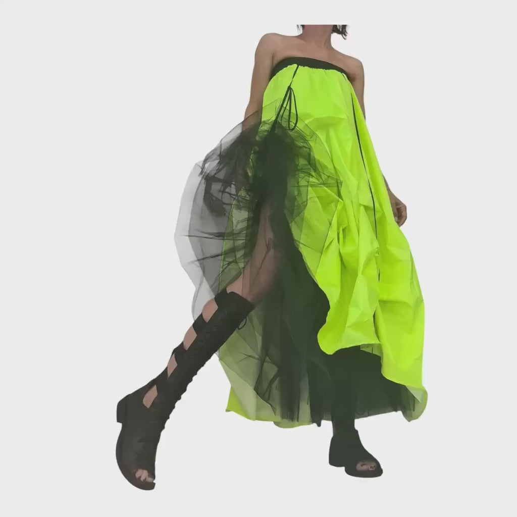 New collection Extravagant Ball Skirt Women, Avant-garde Tutu Cocktail Skirt, Asymmetric Long Short Skirt, High Tulle Circle Wedding Skirt