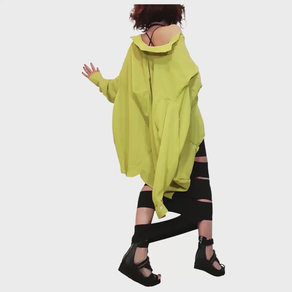 Black Asymmetric Slit Skirt, Gothic Bottom, Cocktail Maxi Skirt, Extravagant Pencil Design